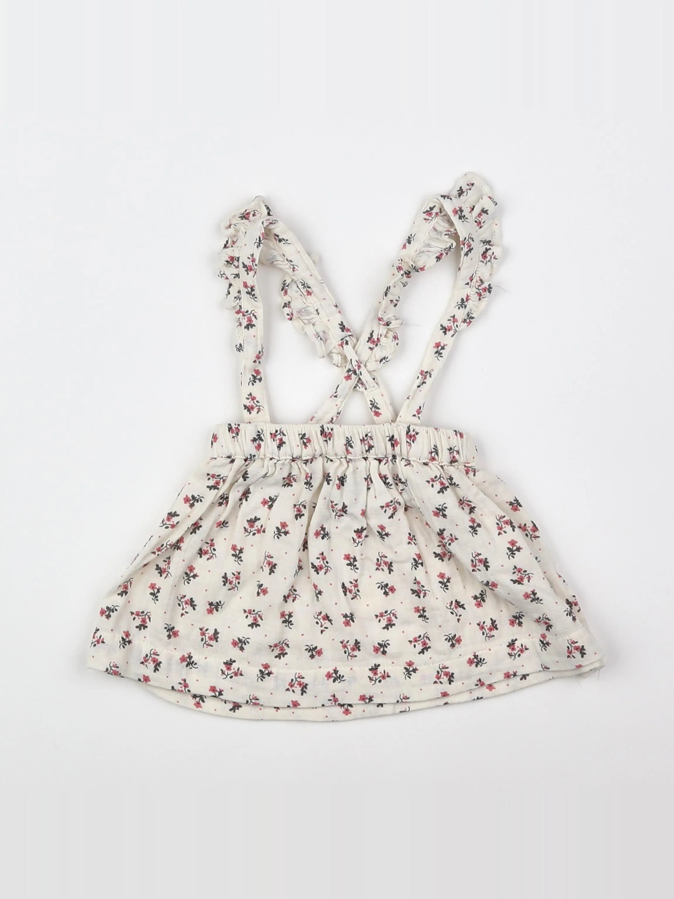 Vertbaudet - jupe beige - 6 mois