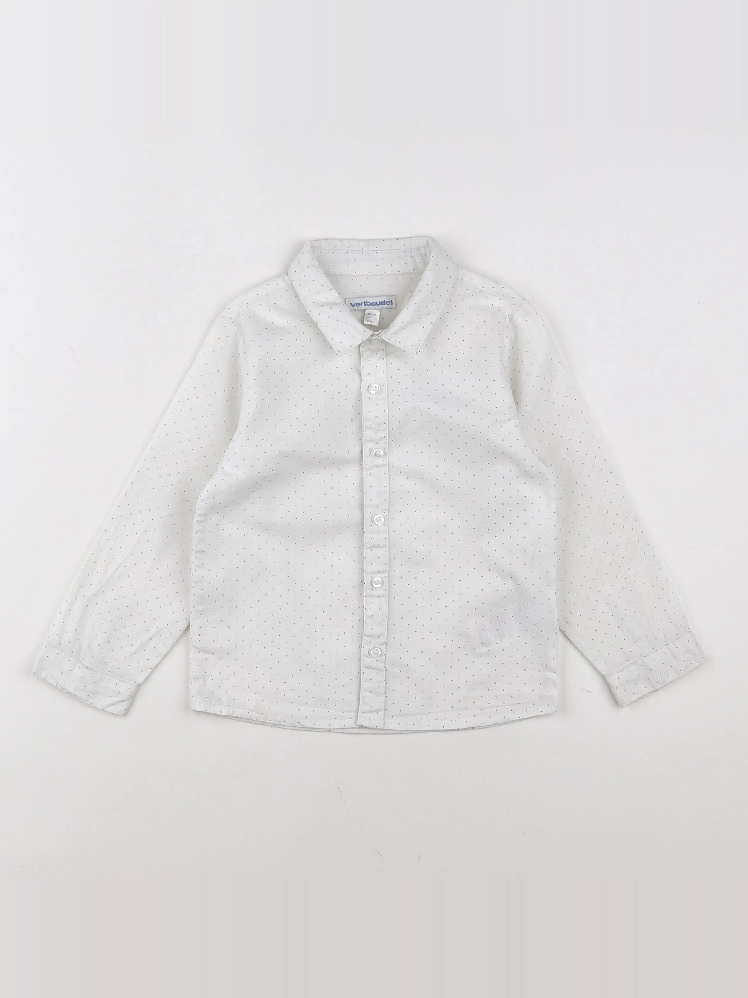 Vertbaudet - chemise blanc - 3 ans