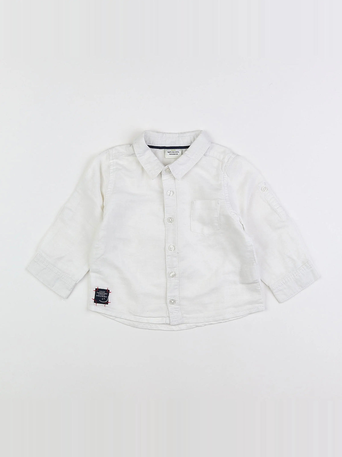 Tape à l'oeil - chemise blanc - 18 mois