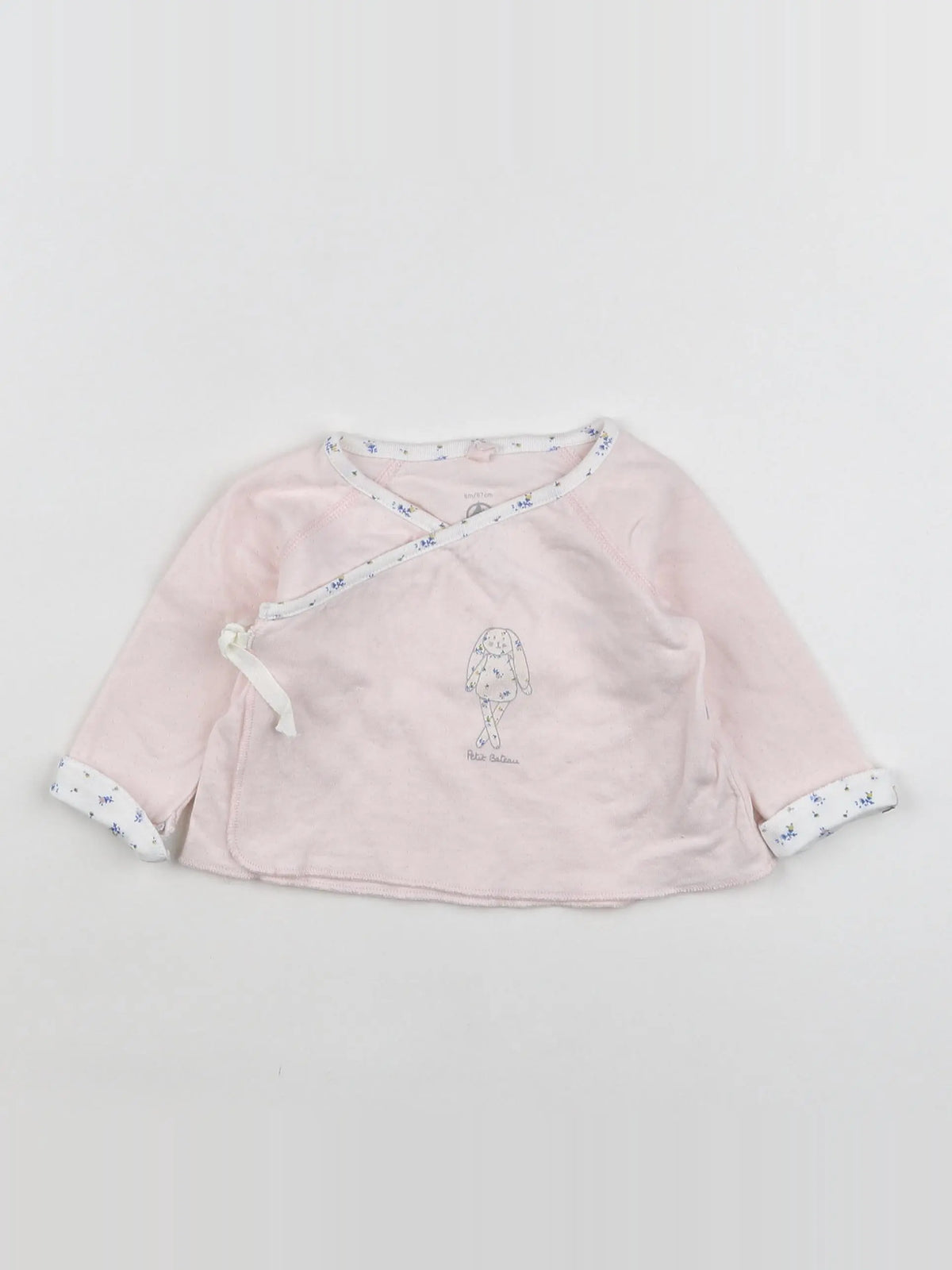 Petit Bateau - tee-shirt rose - 6 mois