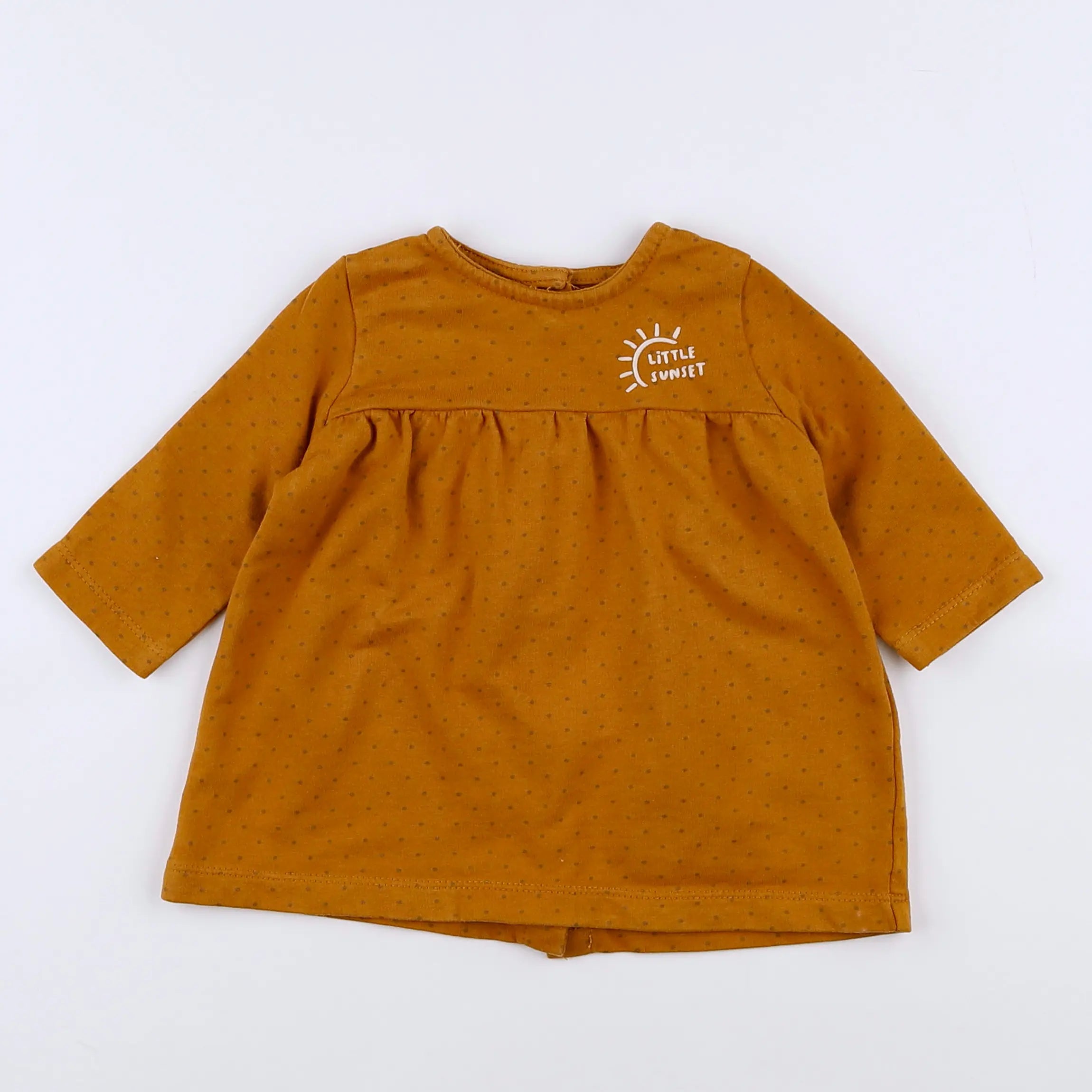 Vertbaudet - robe marron - 3 mois