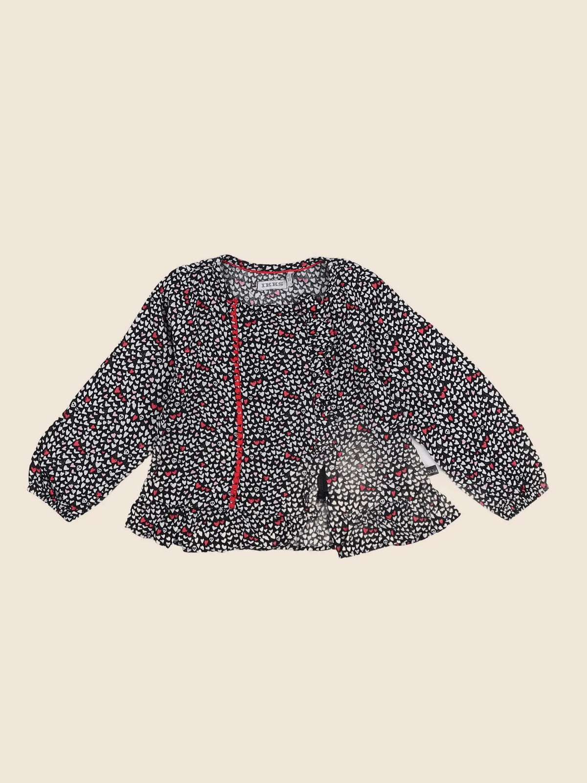 IKKS - blouse noir - 6 mois