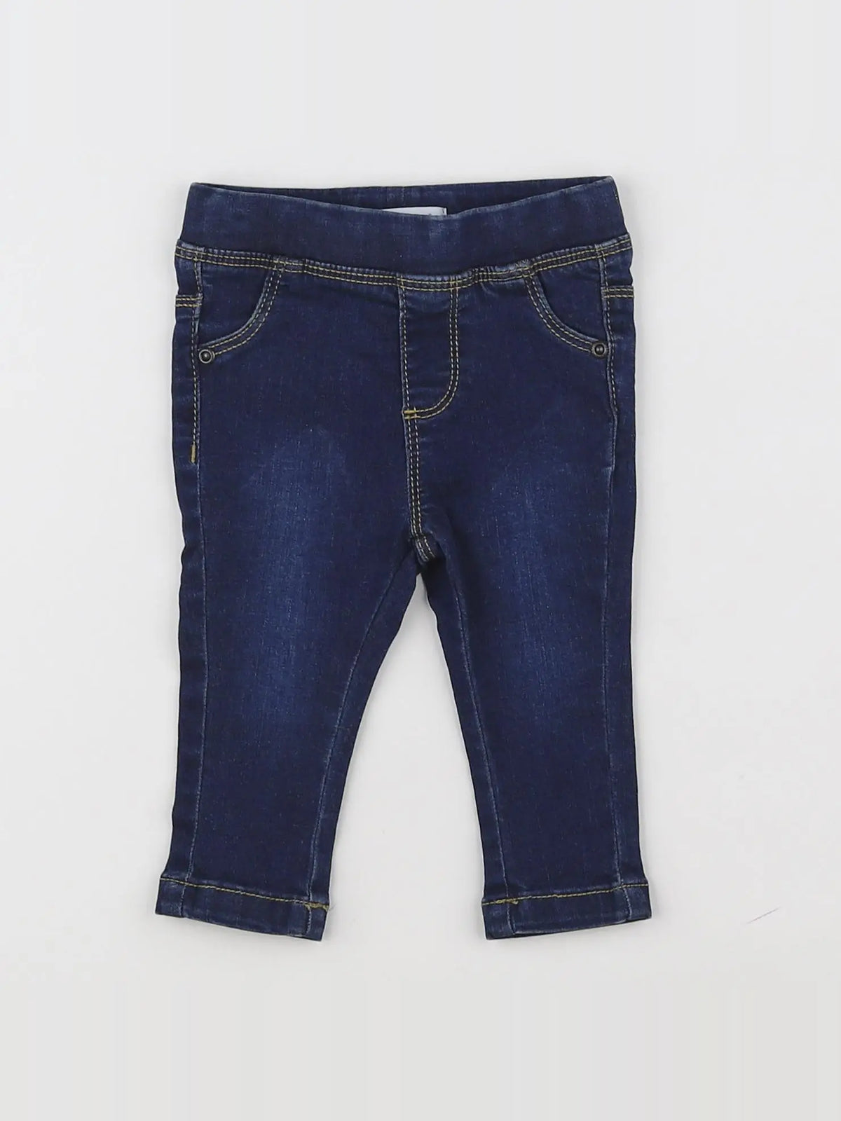 Vertbaudet - jegging Bleu - 6 mois