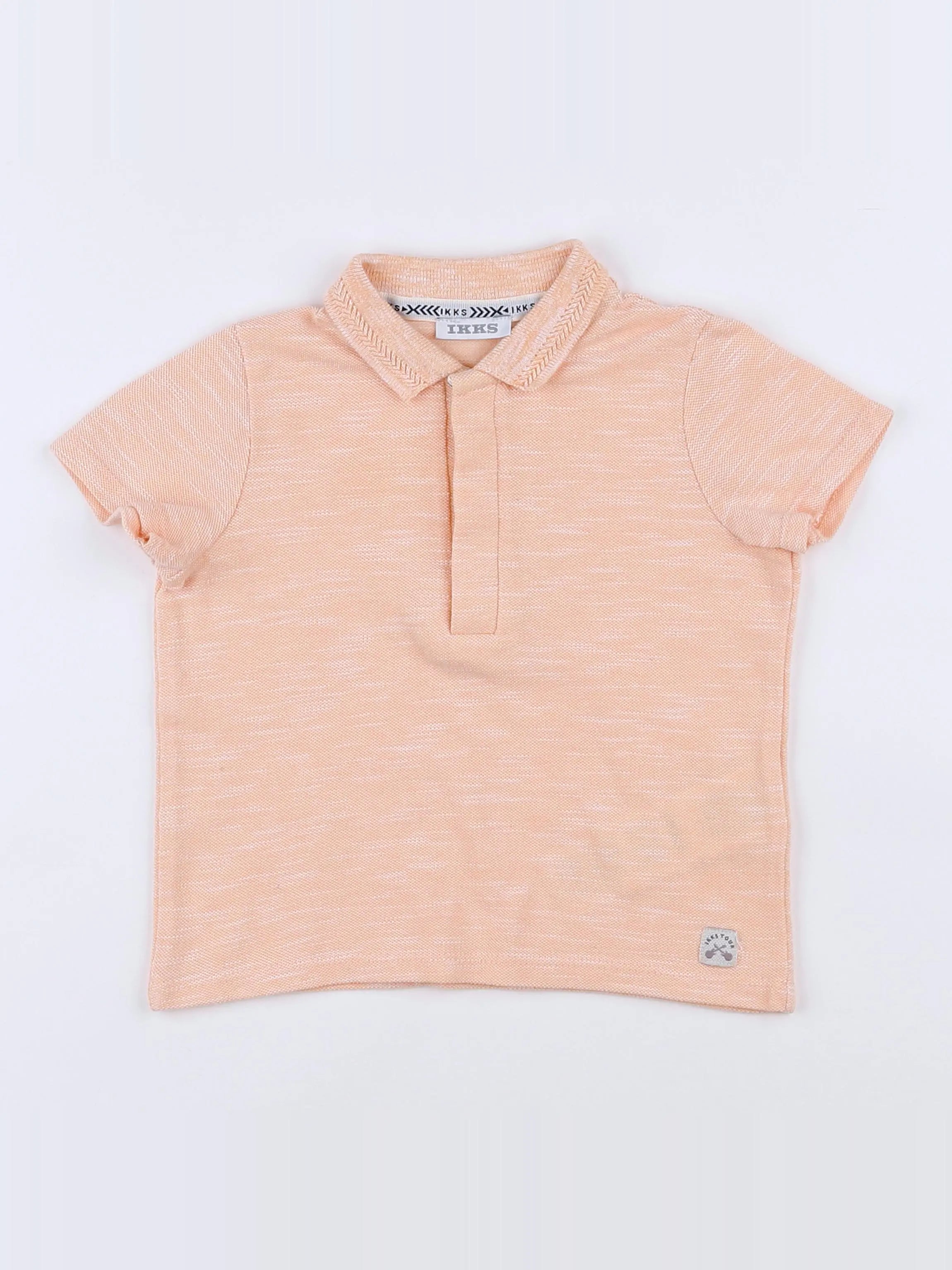 IKKS - polo orange - 12 mois