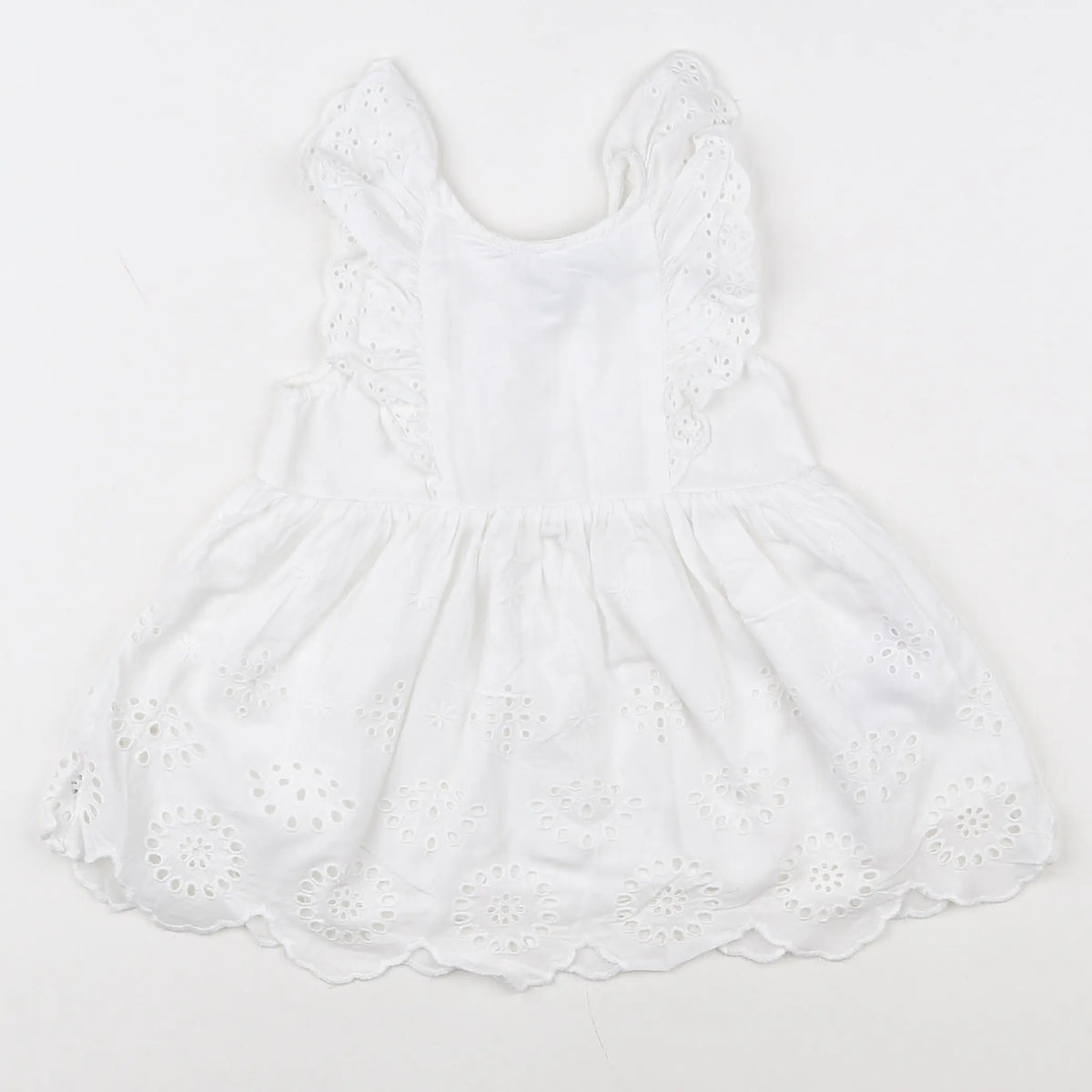Vertbaudet - robe blanc - 9 mois