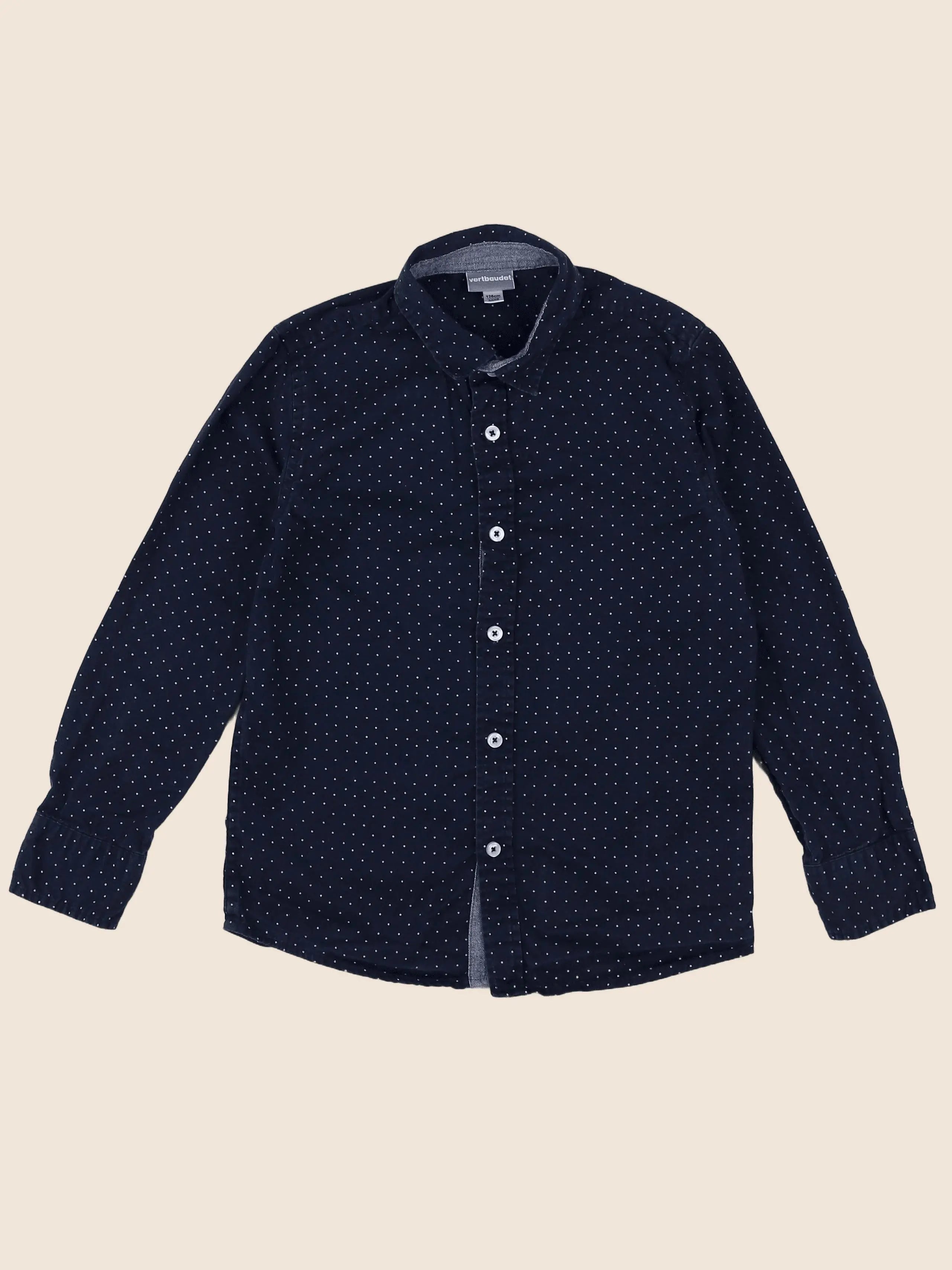 Vertbaudet - chemise bleu - 8 ans
