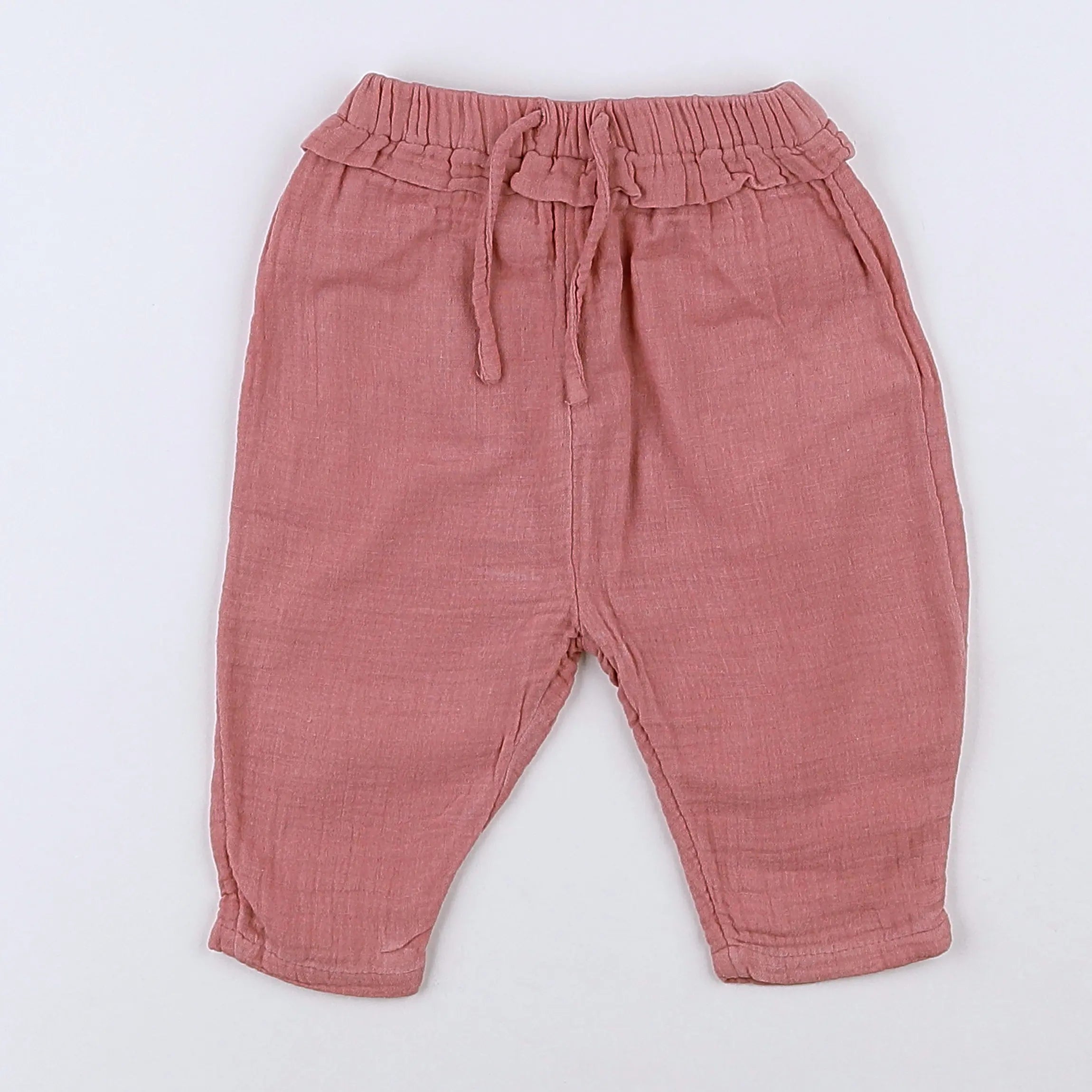Vertbaudet - pantalon rose - 3 mois