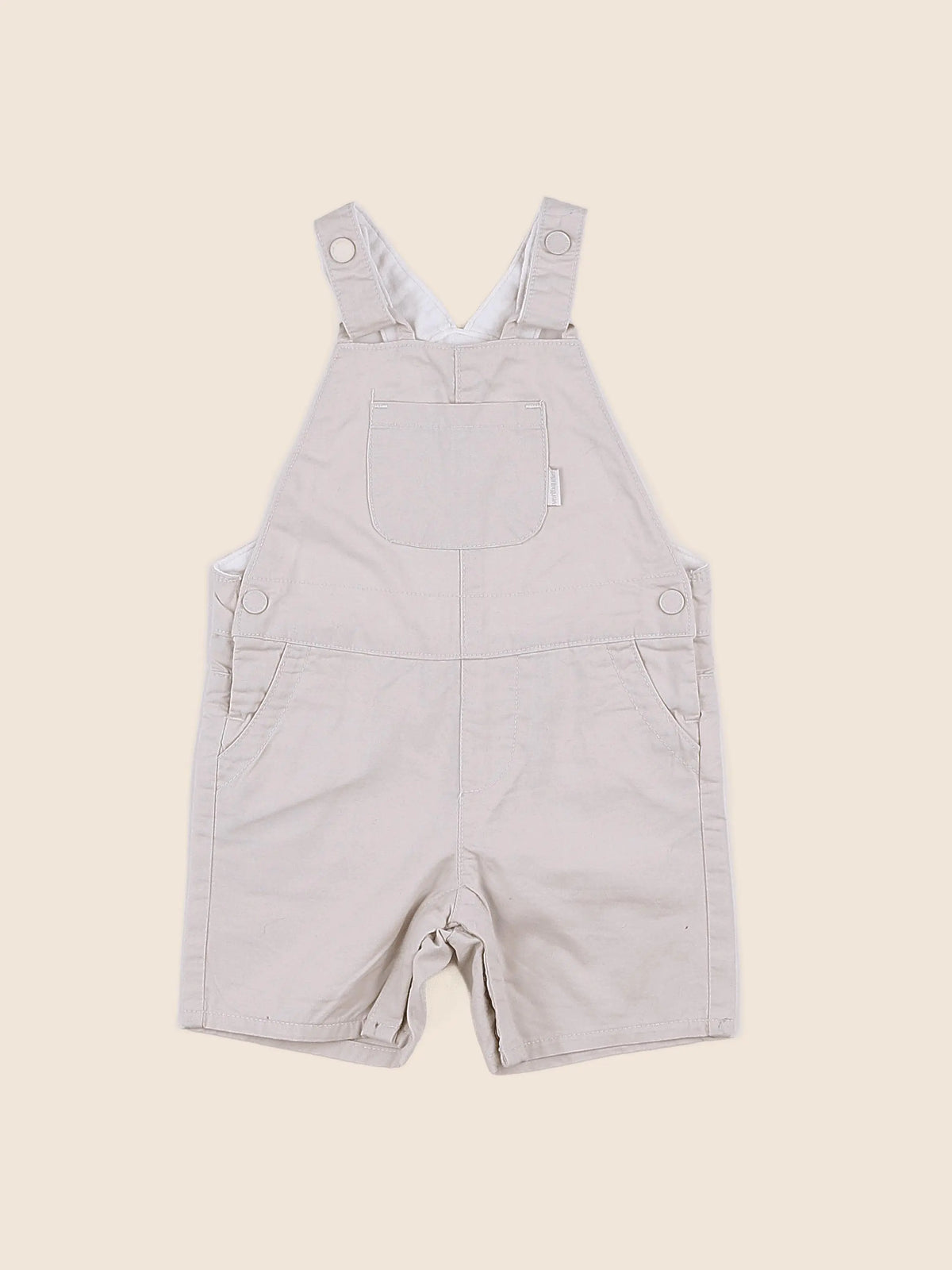 Vertbaudet - salopette beige - 12 mois