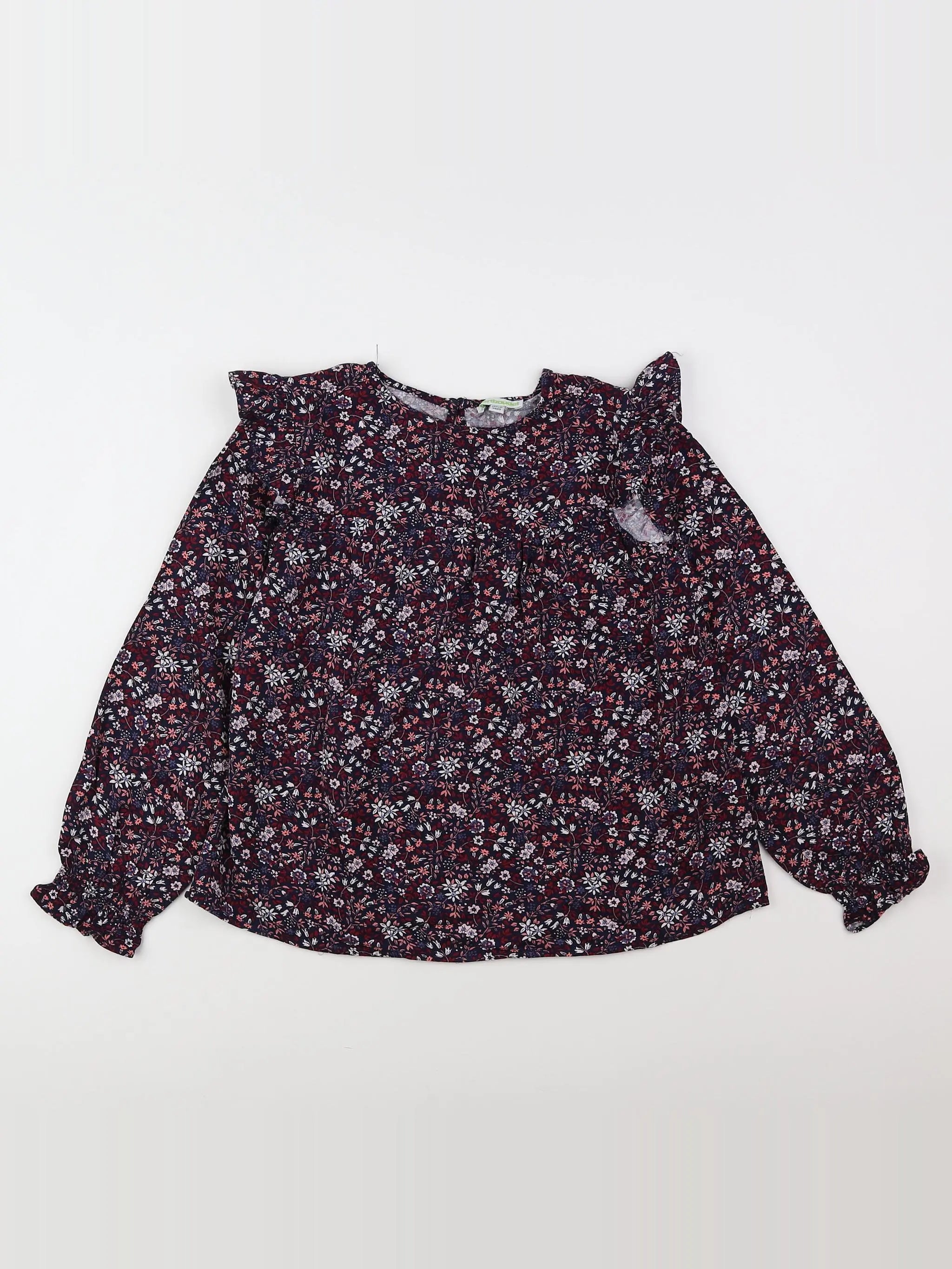 Vertbaudet - blouse multicolore - 9 ans