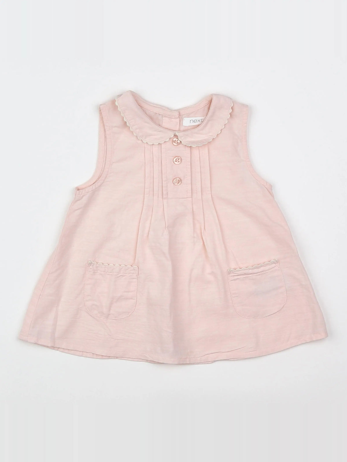 Next - robe rose - 9/12 mois