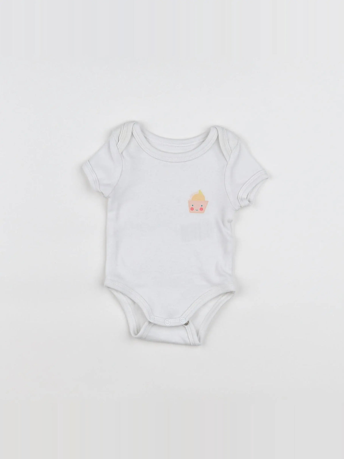 Vertbaudet - body blanc - 1 mois
