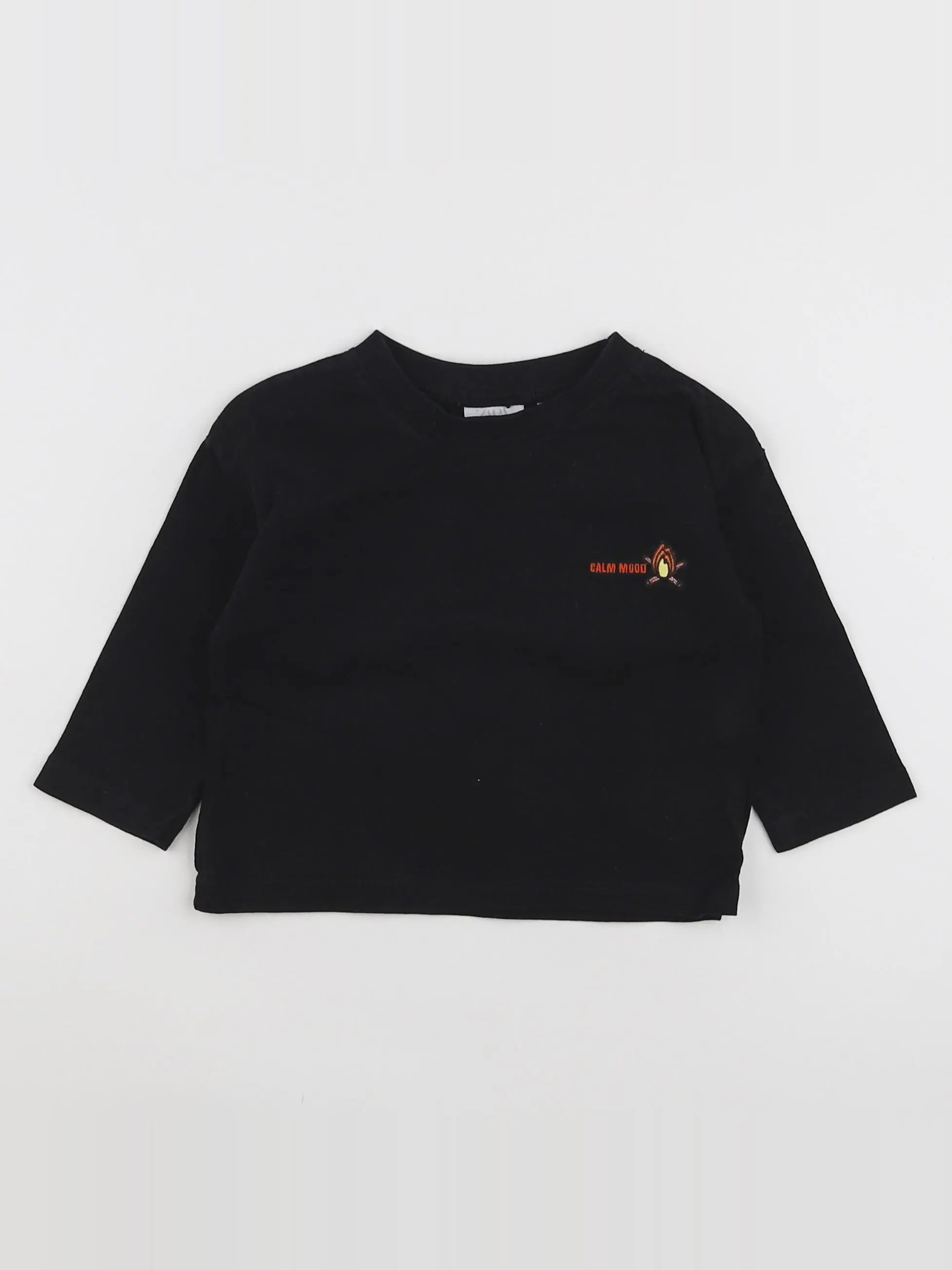 Zara - tee-shirt noir - 3/6 mois