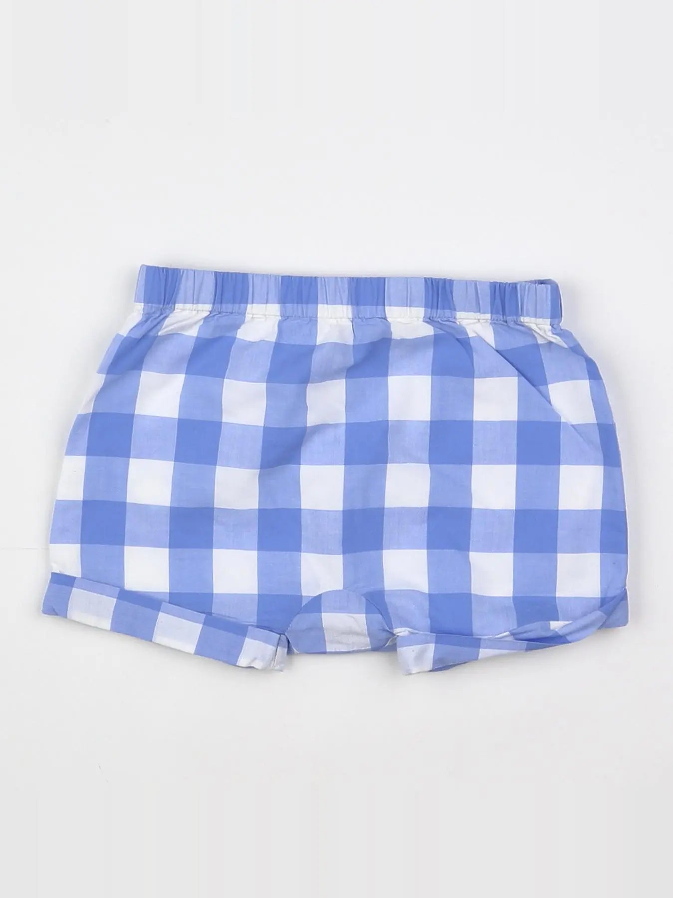Jacadi - short blanc, bleu - 6 mois