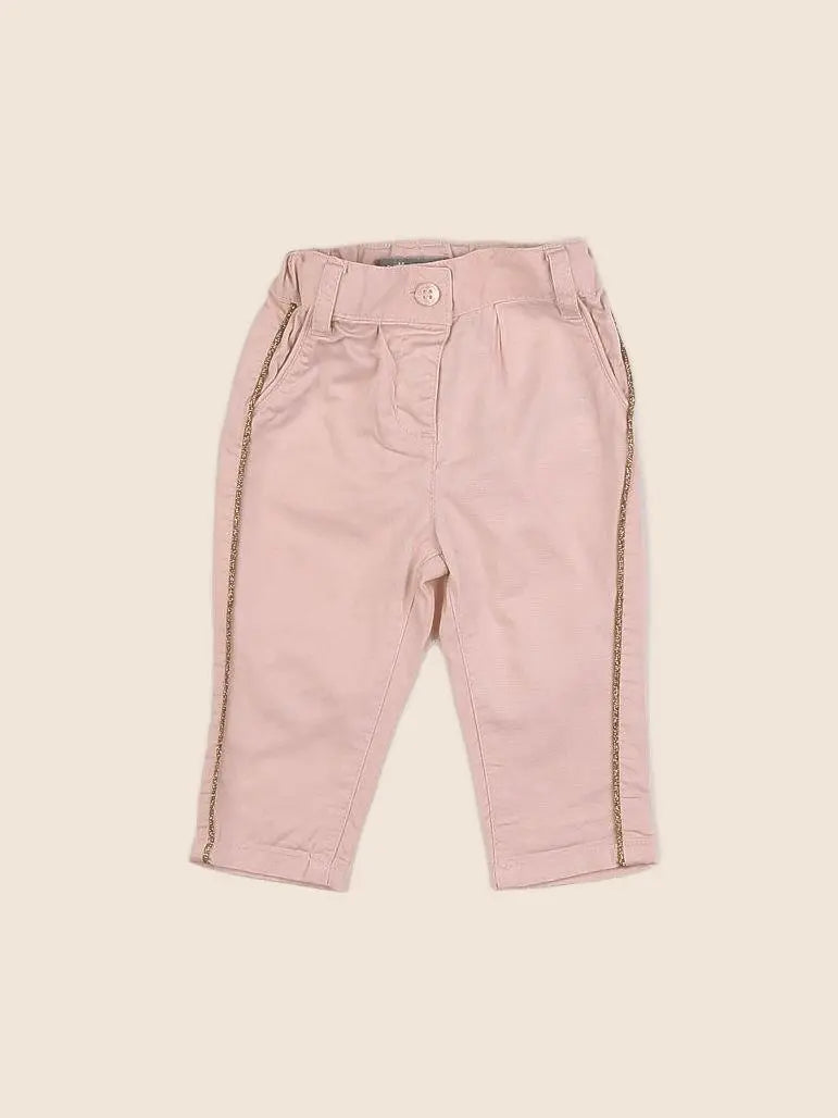 Vertbaudet - pantalon rose - 3 mois
