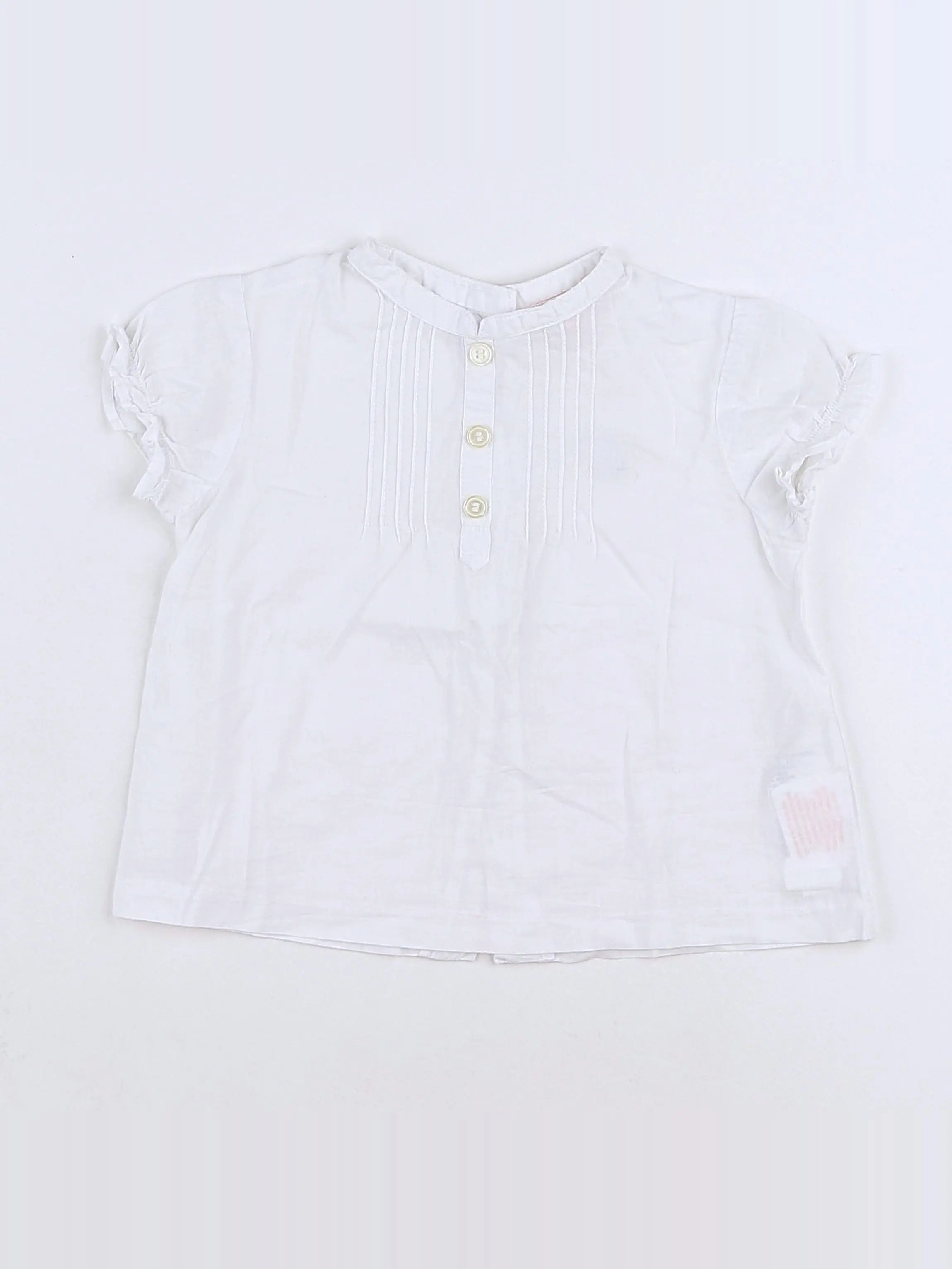Gocco - blouse blanc - 9/12 mois