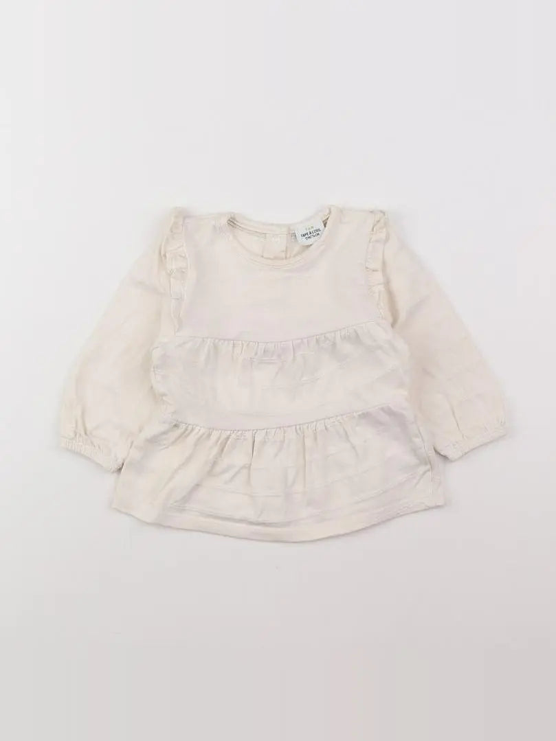Tape à l'oeil - tee-shirt beige - 12 mois
