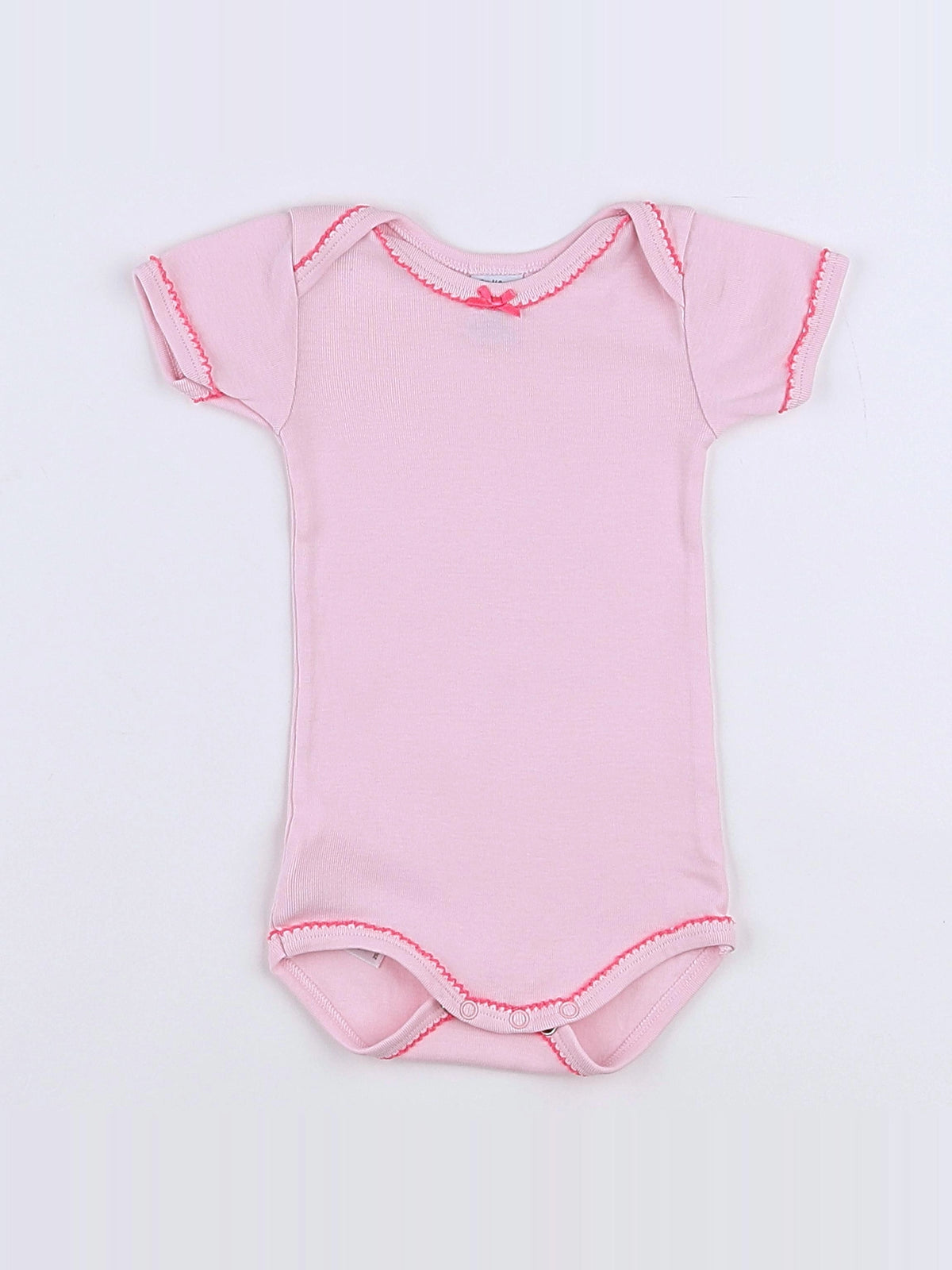 Petit Bateau - body rose - 3 mois