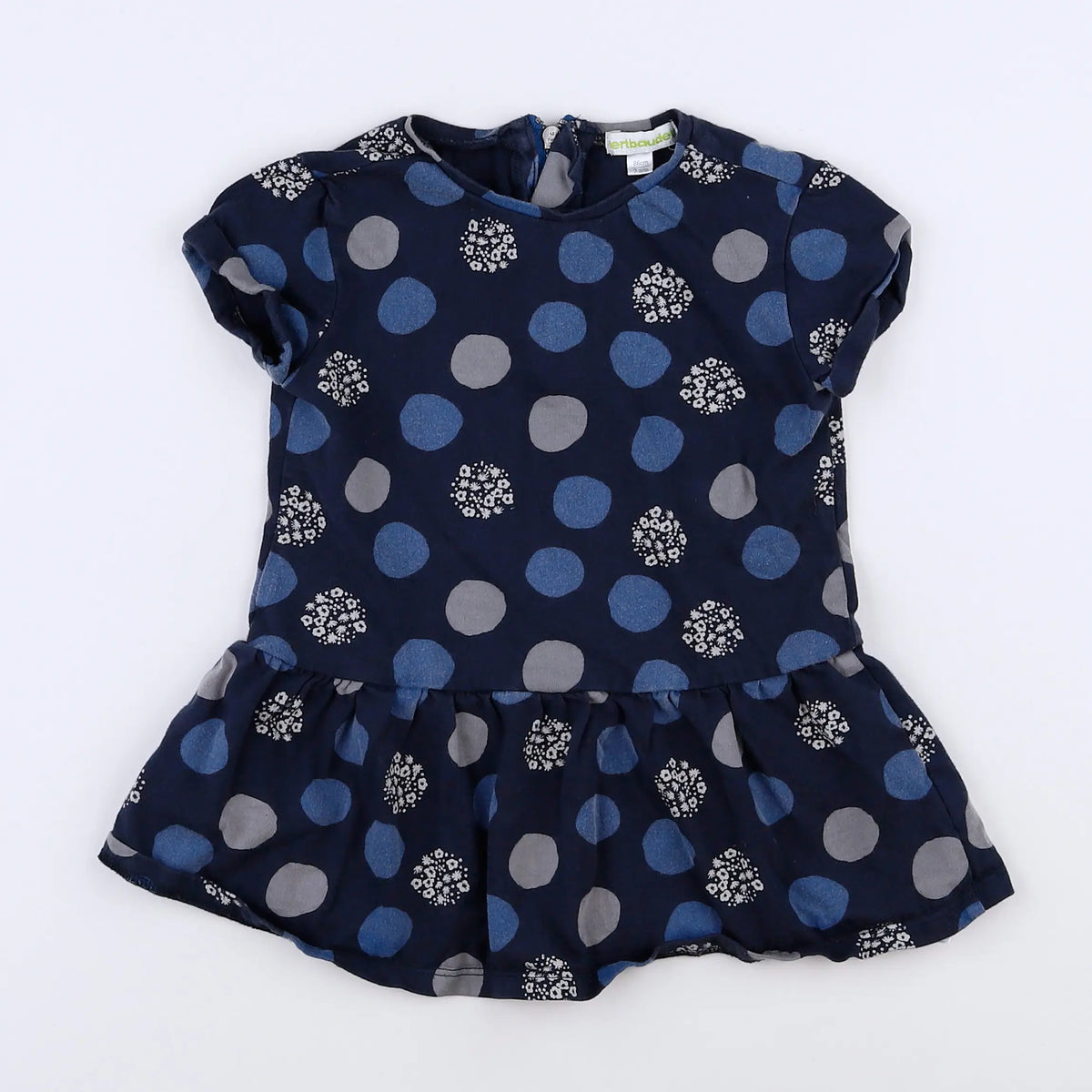 Vertbaudet - robe bleu - 2 ans