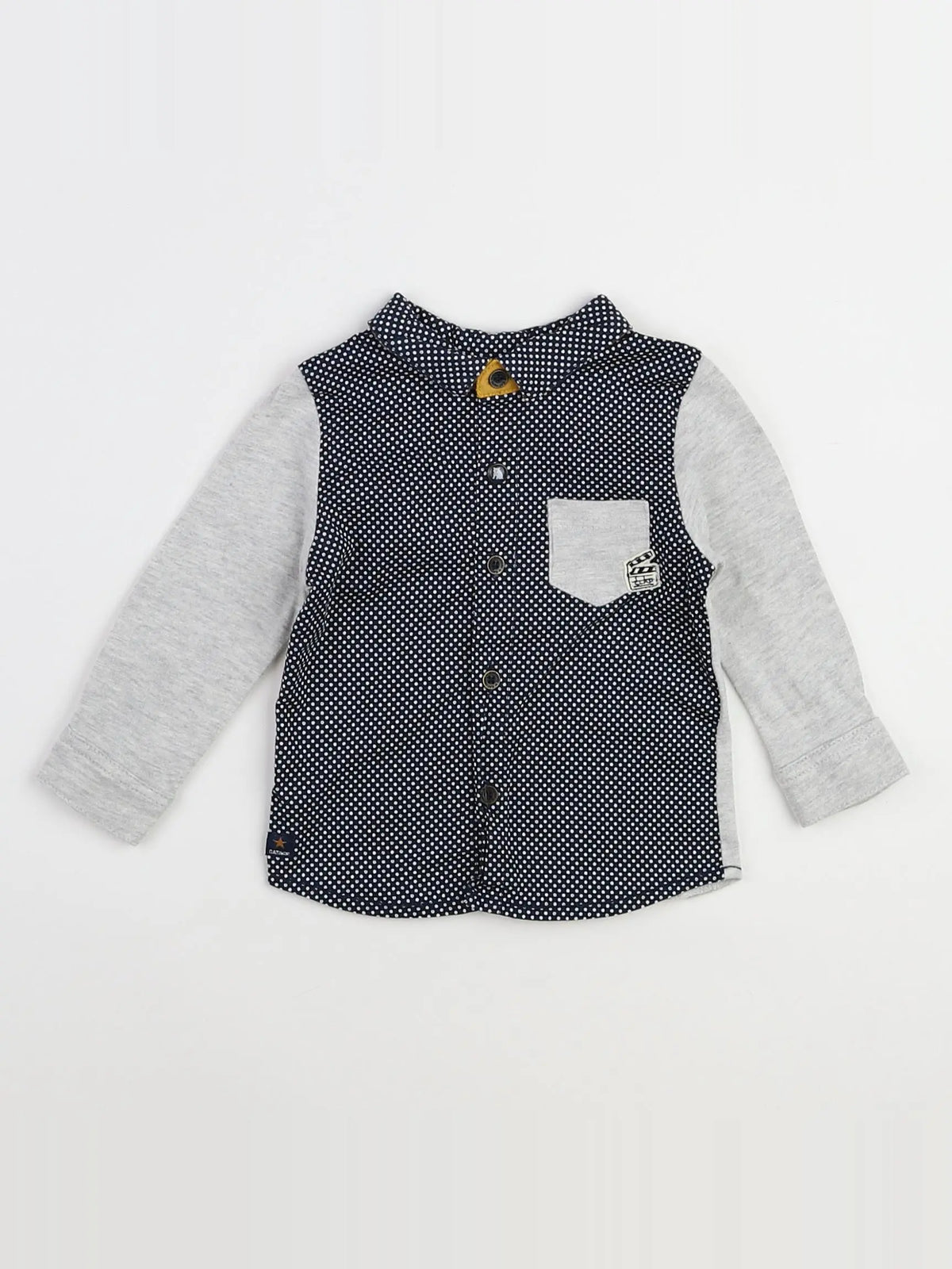 Catimini - tee-shirt gris - 9 mois