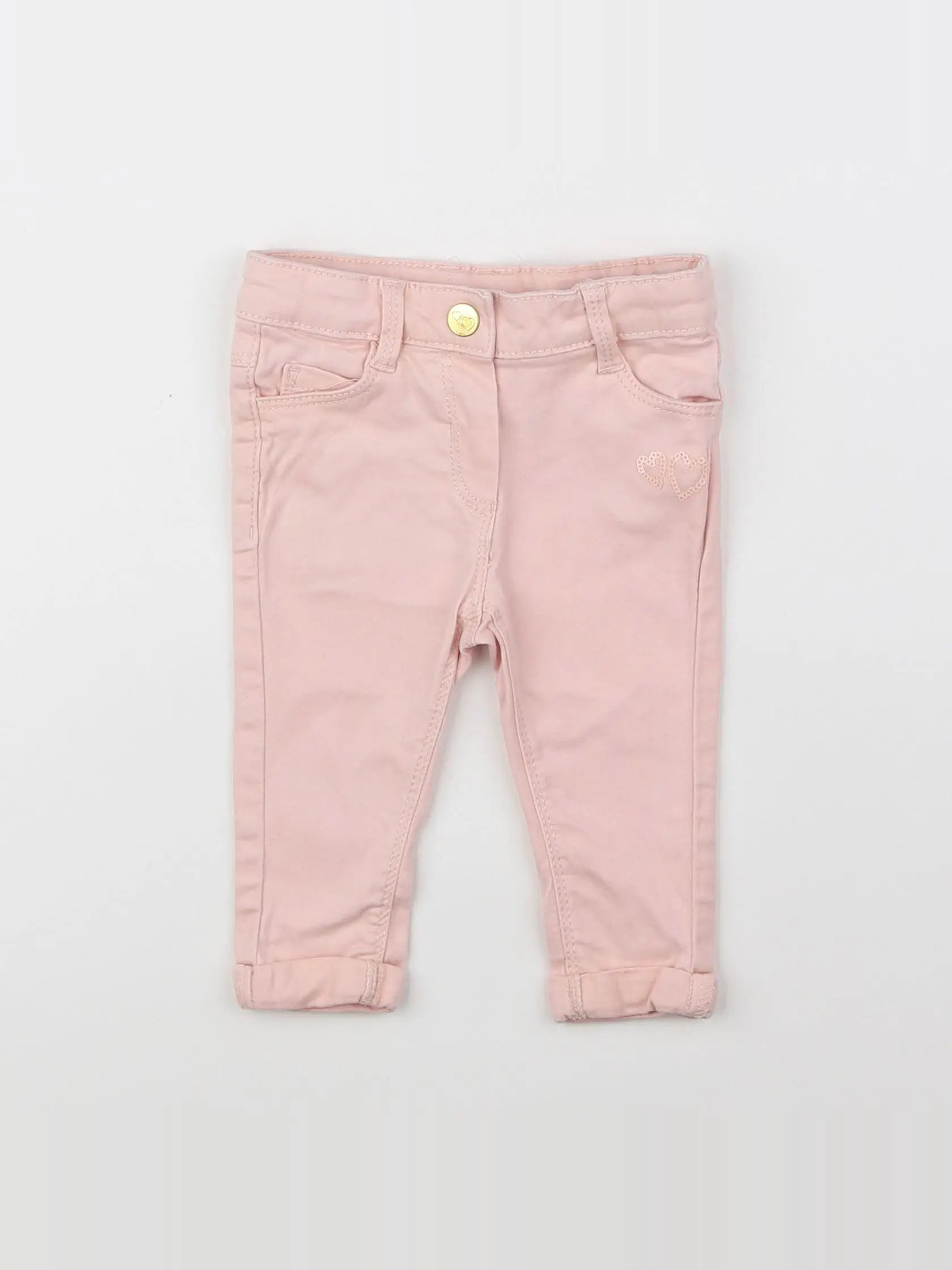 Tape à l'oeil - pantalon rose - 6 mois