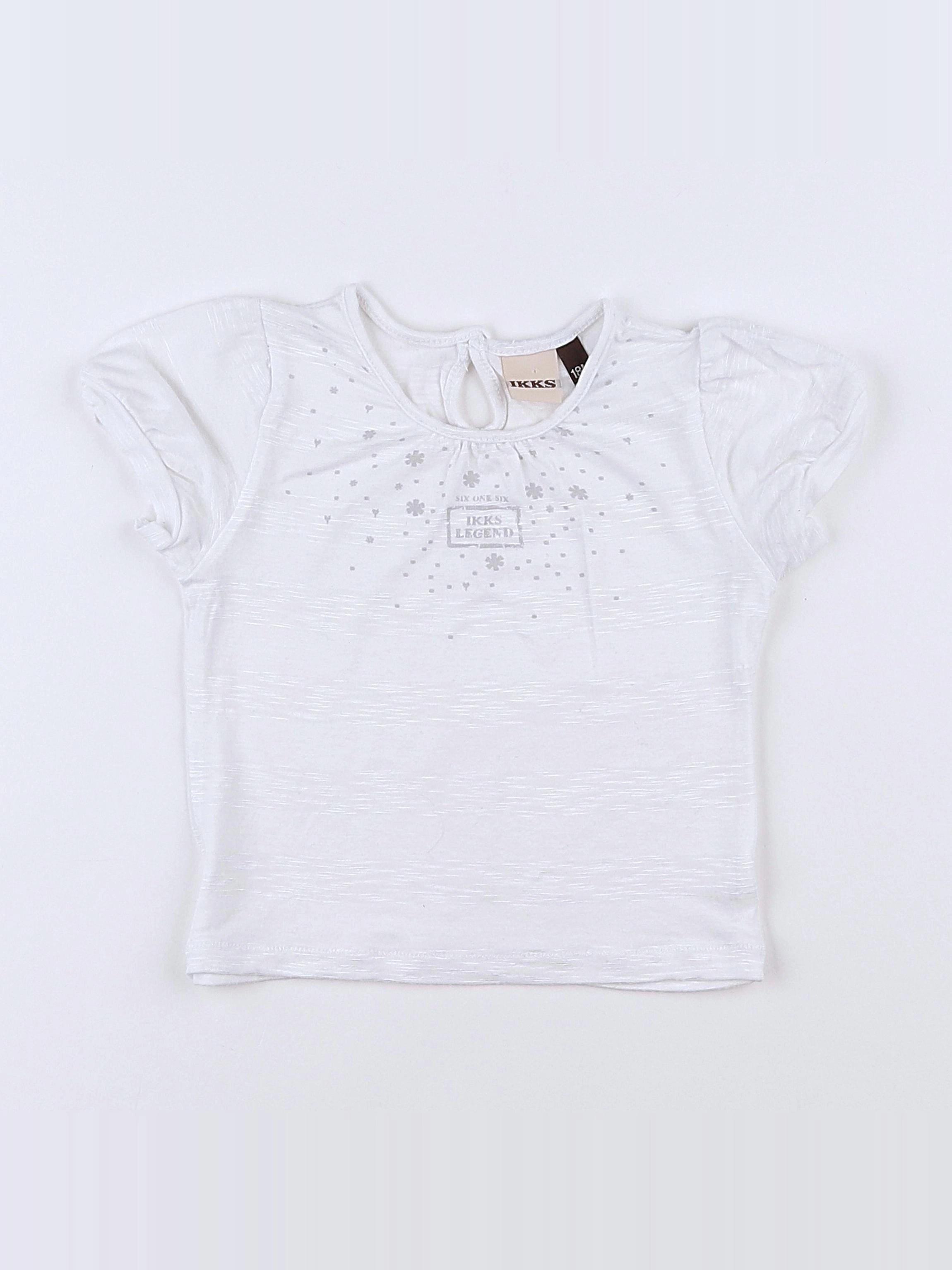 IKKS - tee-shirt blanc - 18 mois