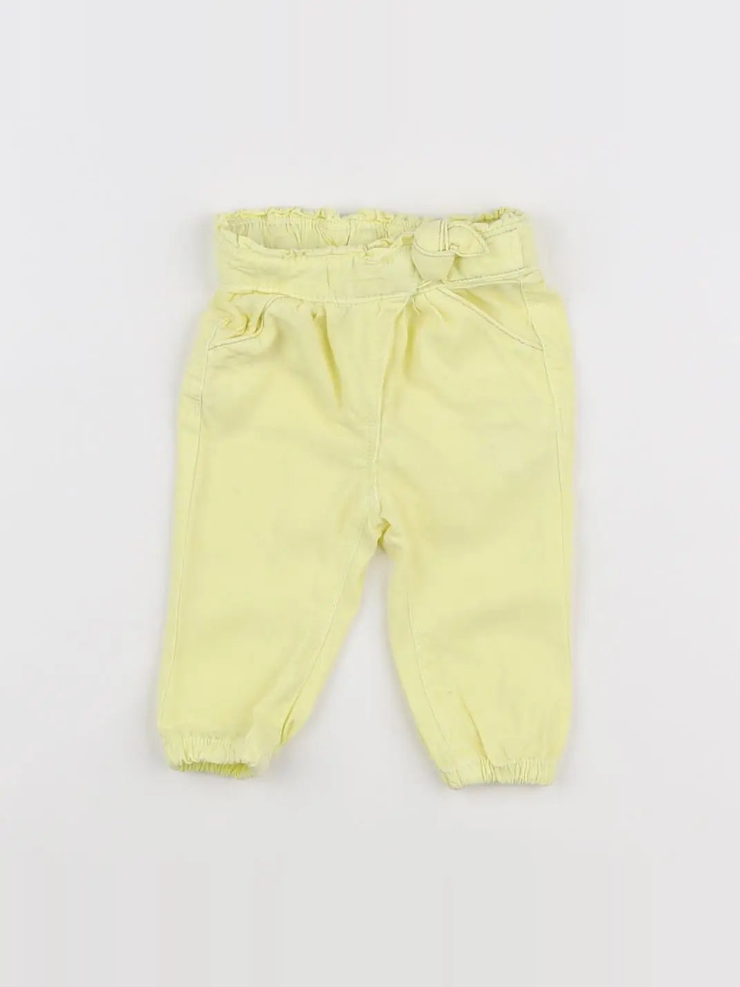Tape à l'oeil - pantalon jaune - 3 mois