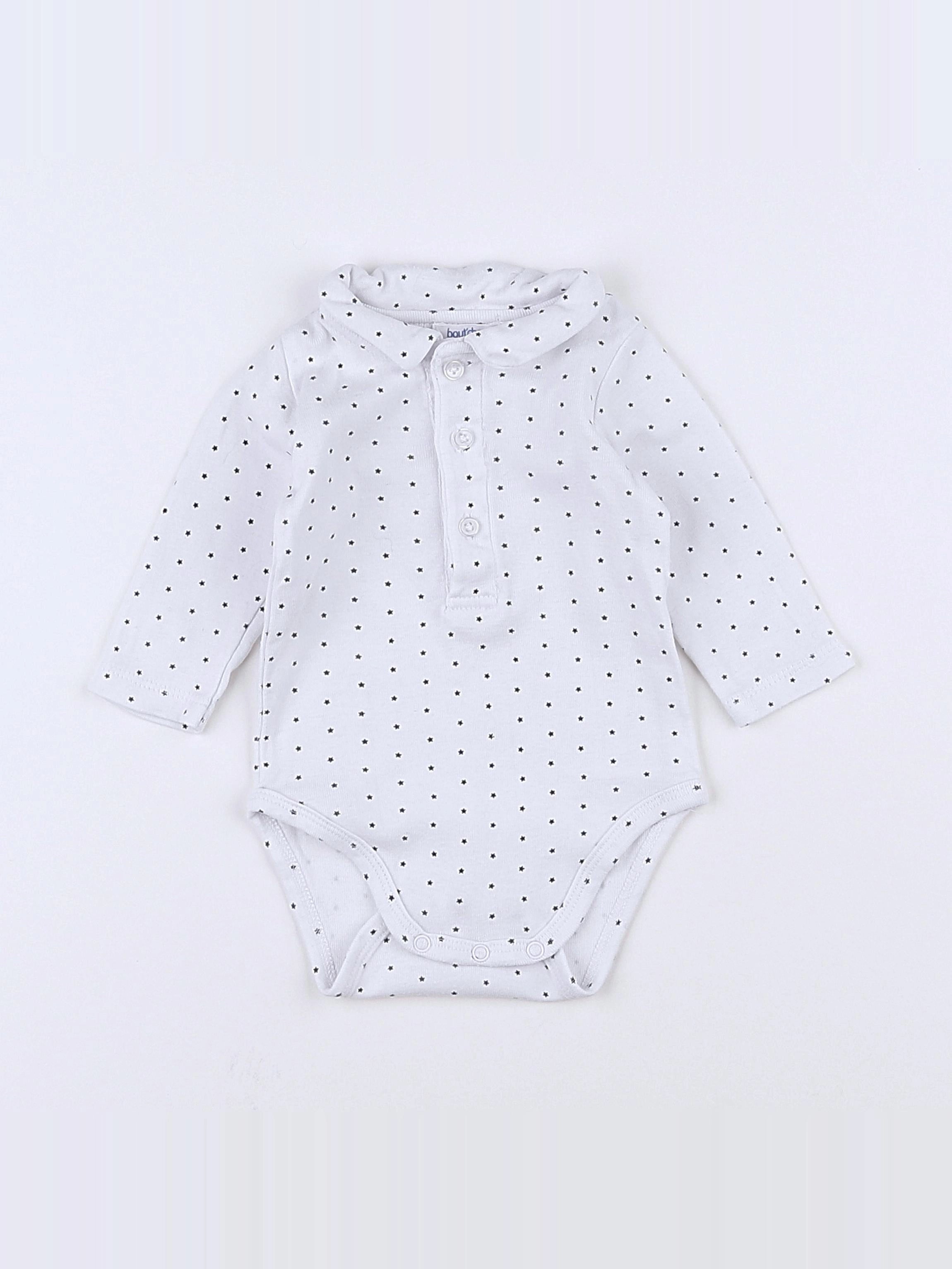 Boutchou - body vetement blanc - 3 mois