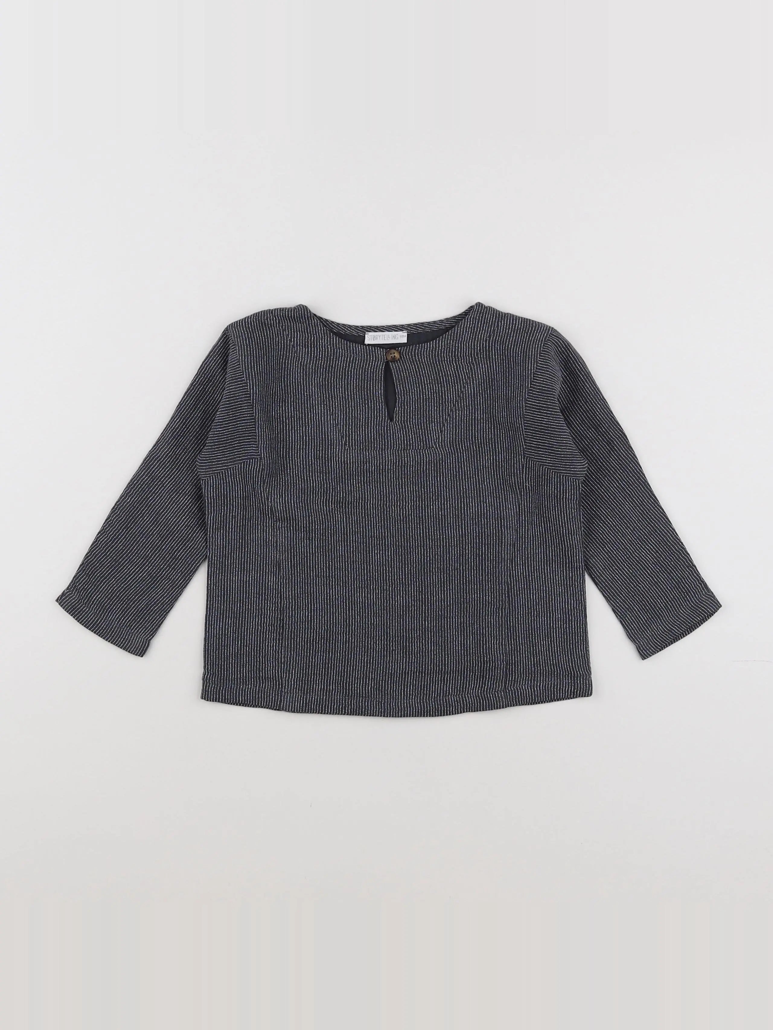 Storytelling - blouse gris - 18 mois
