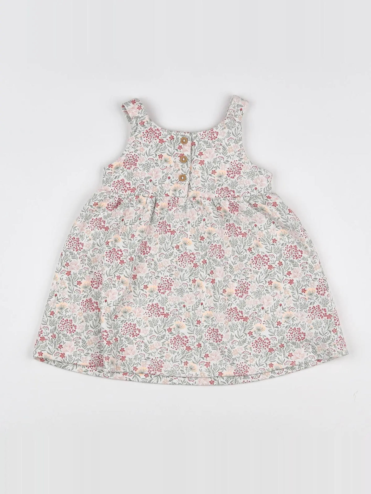 Vertbaudet - robe blanc - 12 mois