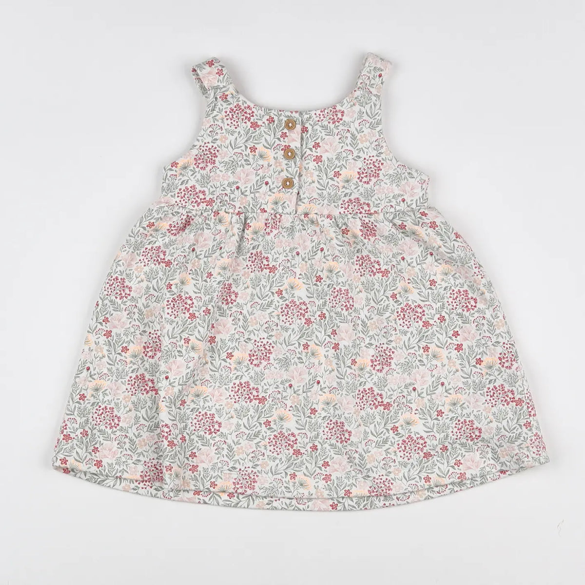 Vertbaudet - robe blanc - 12 mois