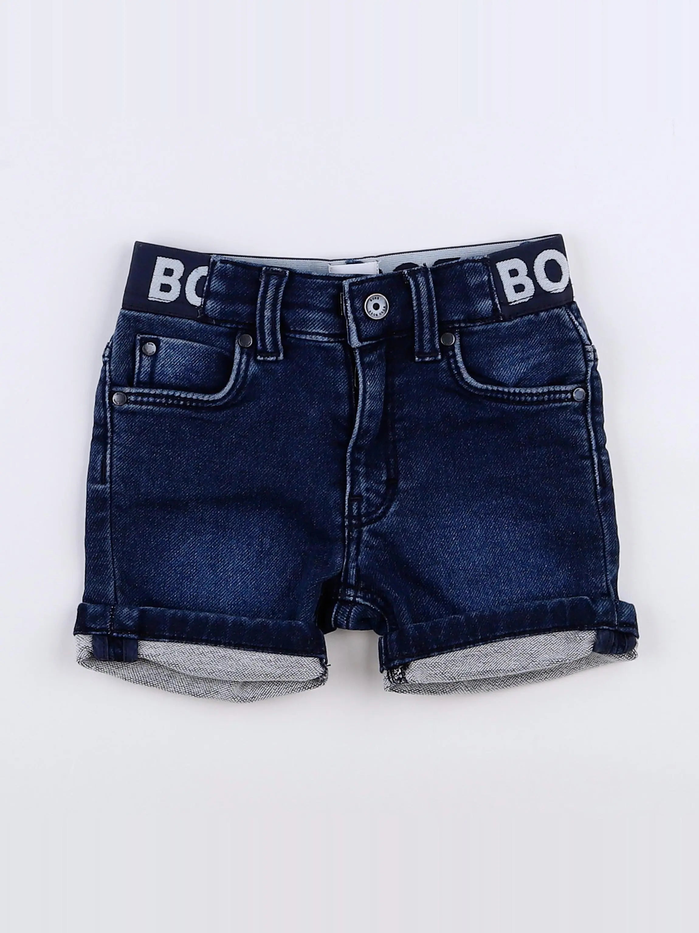 Hugo Boss - short bleu - 12 mois