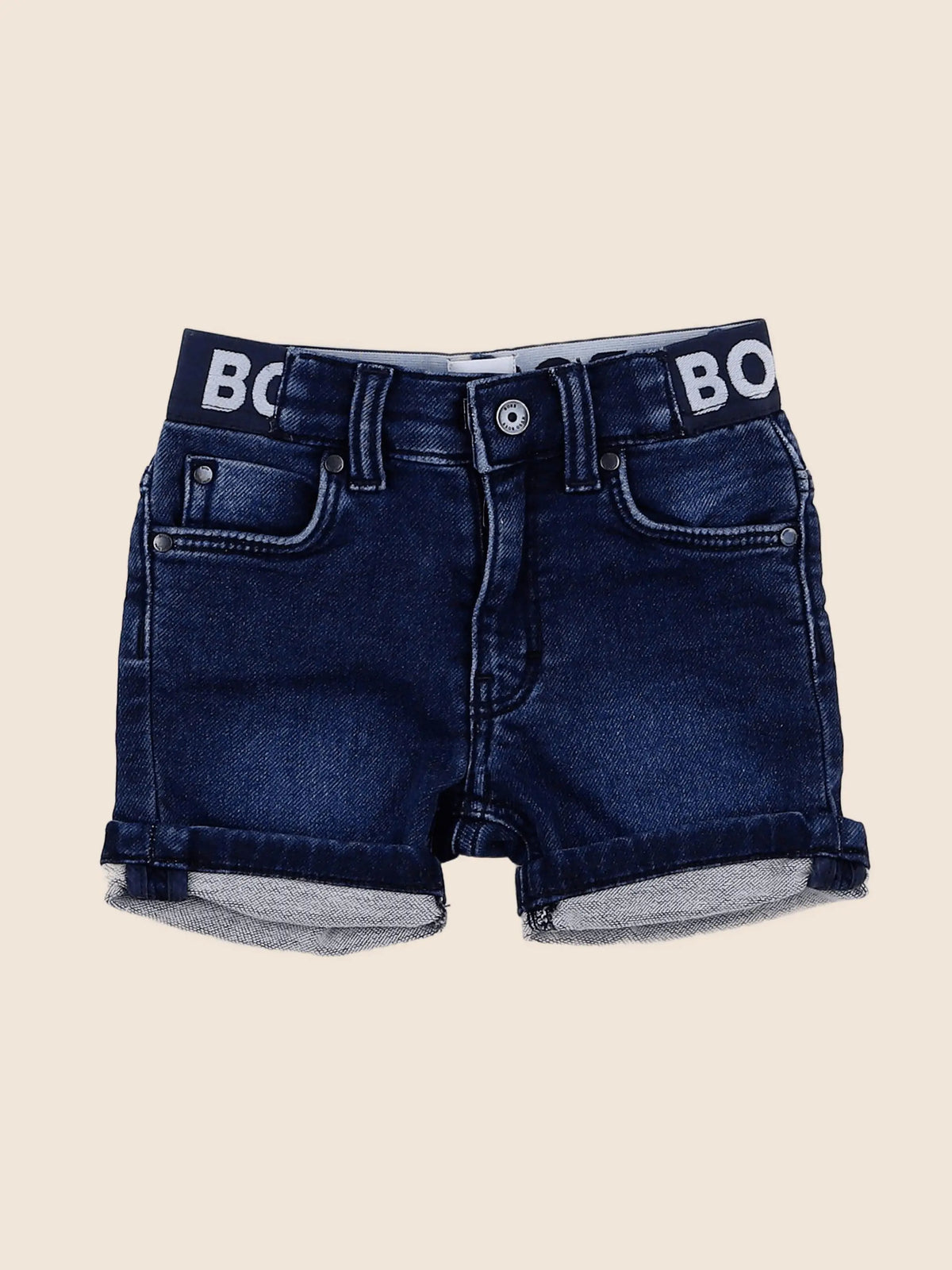 Hugo Boss - short bleu - 12 mois