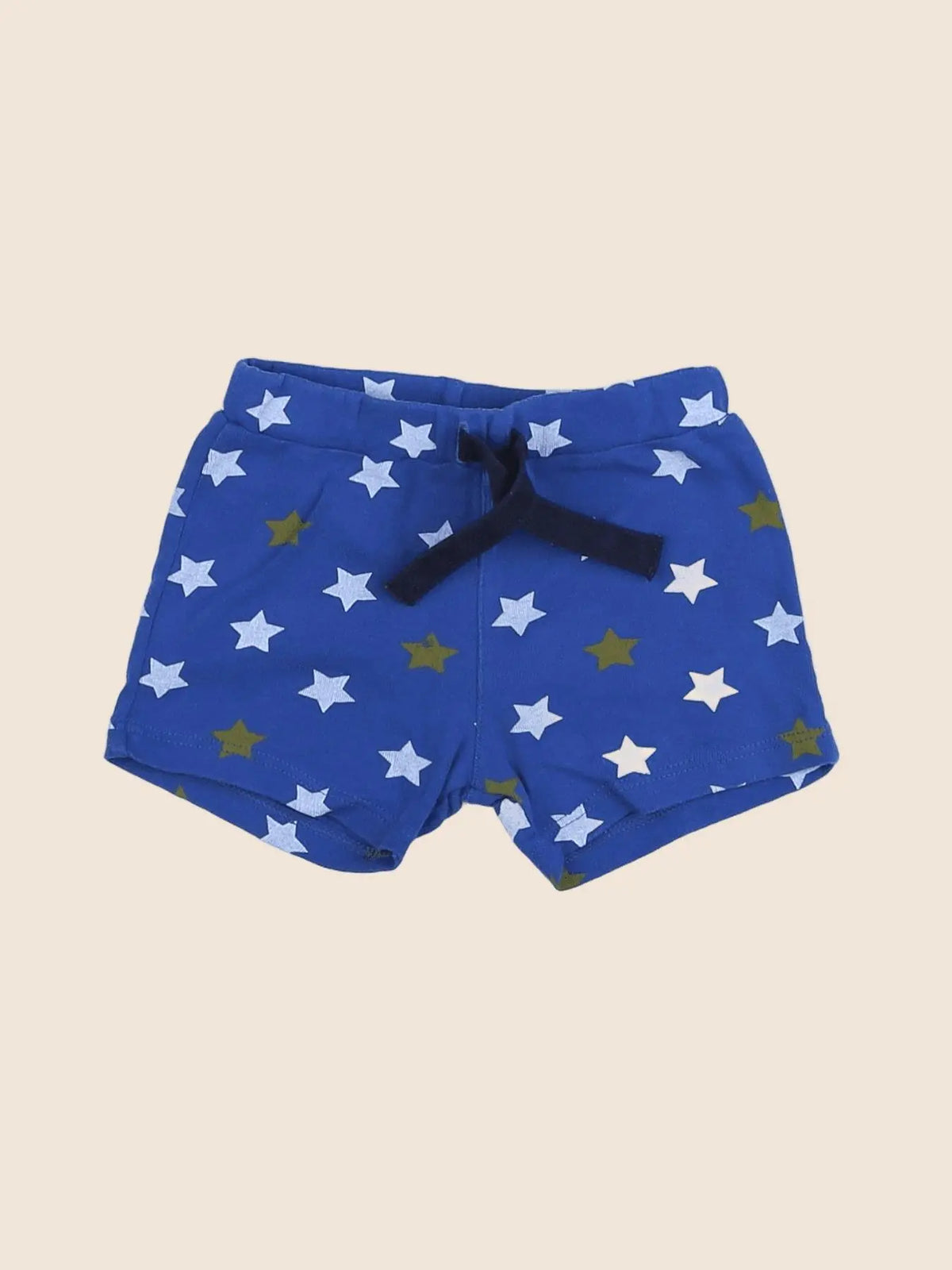 Petit Bateau - short bleu - 12 mois