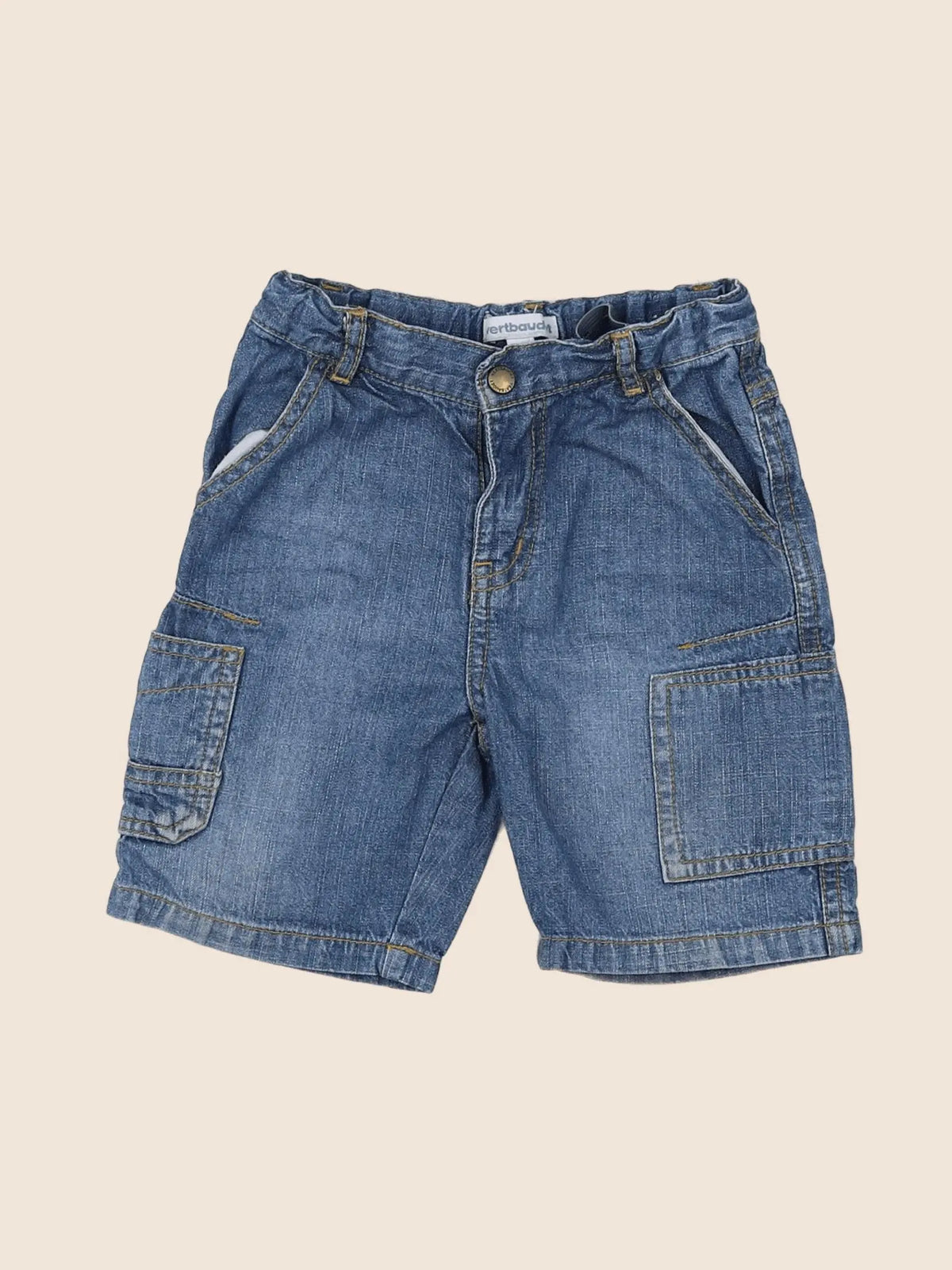 Vertbaudet - short bleu - 12 mois