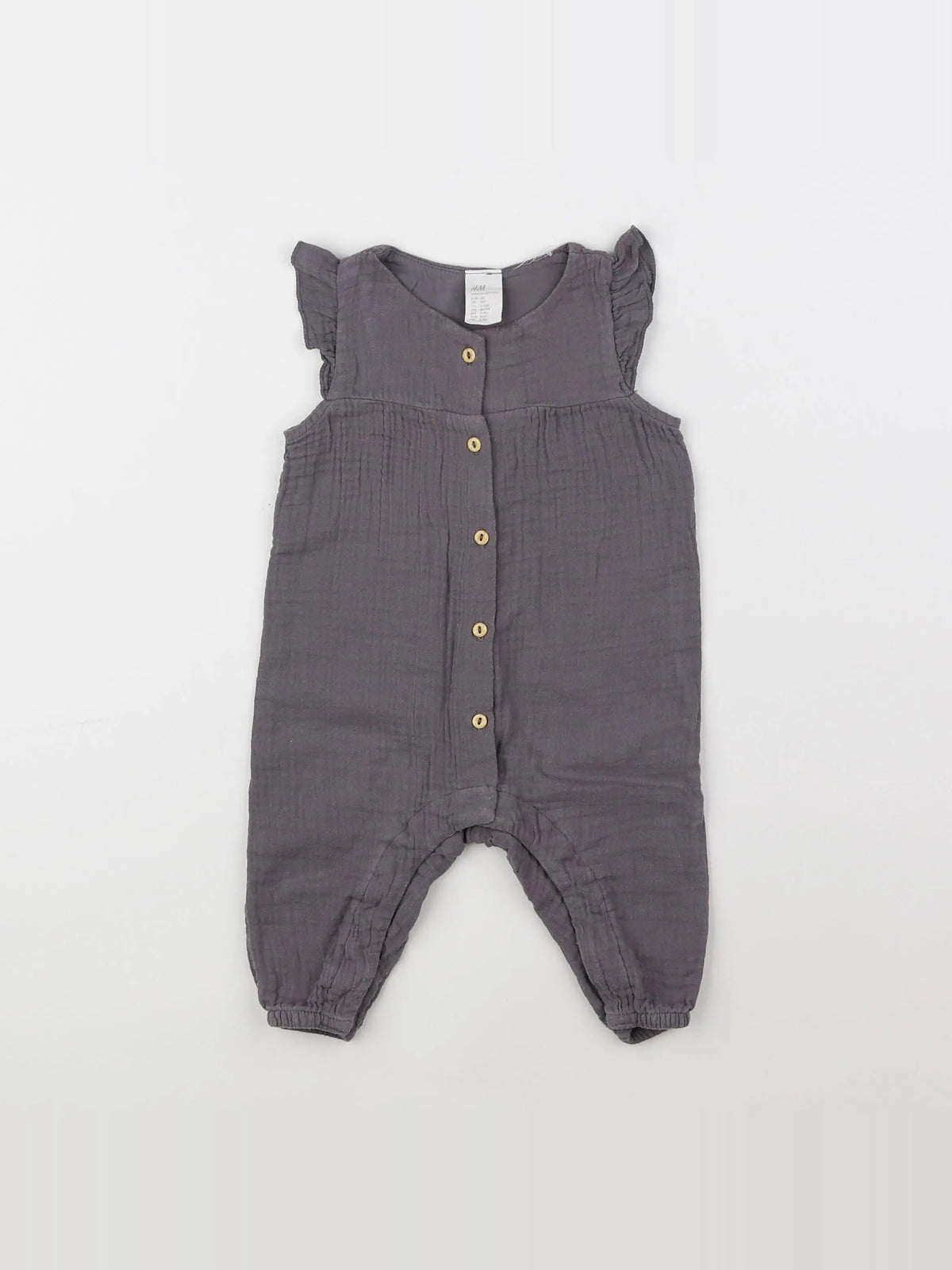 H&M - combinaison gris - 3 mois