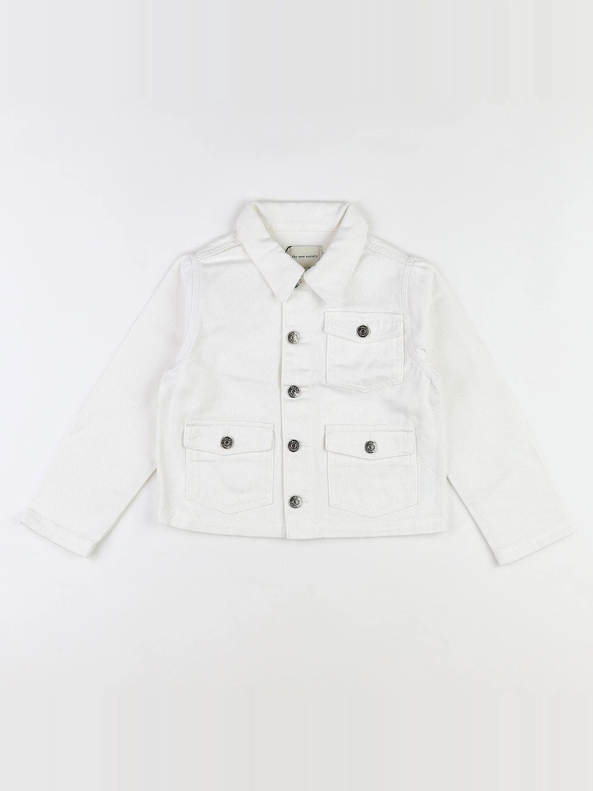 The new society - veste blanc (état neuf) - 8 ans
