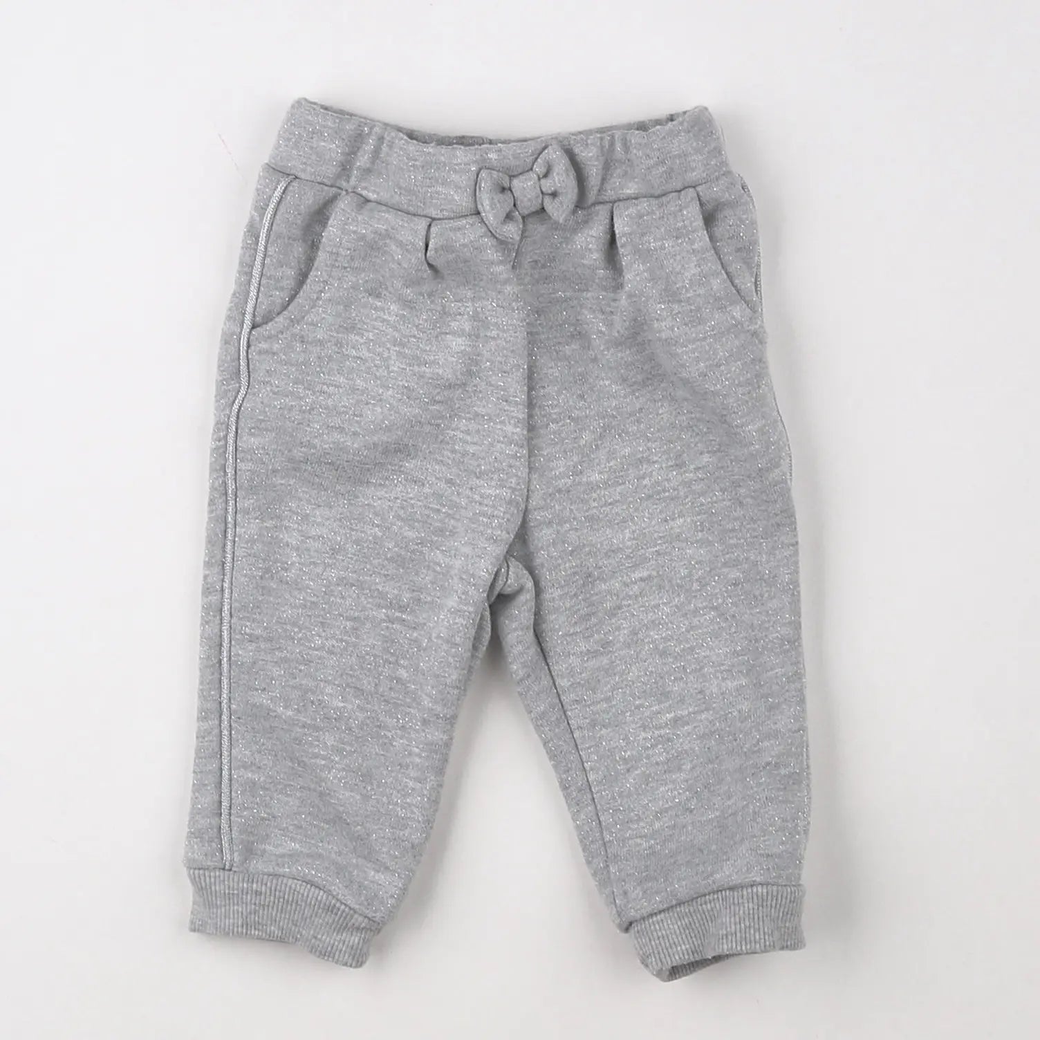 Vertbaudet - jogging argent, gris - 3 mois
