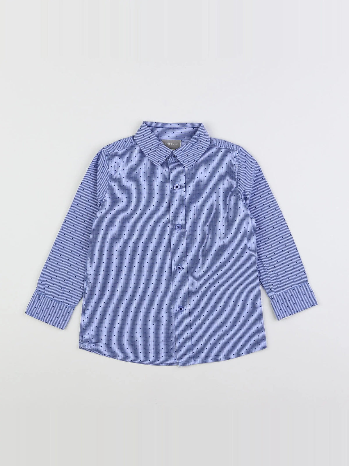 Vertbaudet - chemise bleu - 3 ans