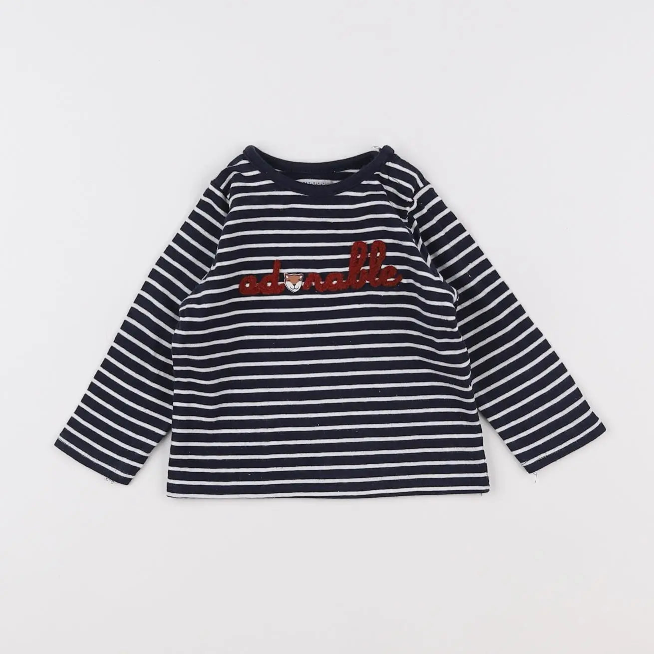 Vertbaudet - tee-shirt bleu - 6 mois