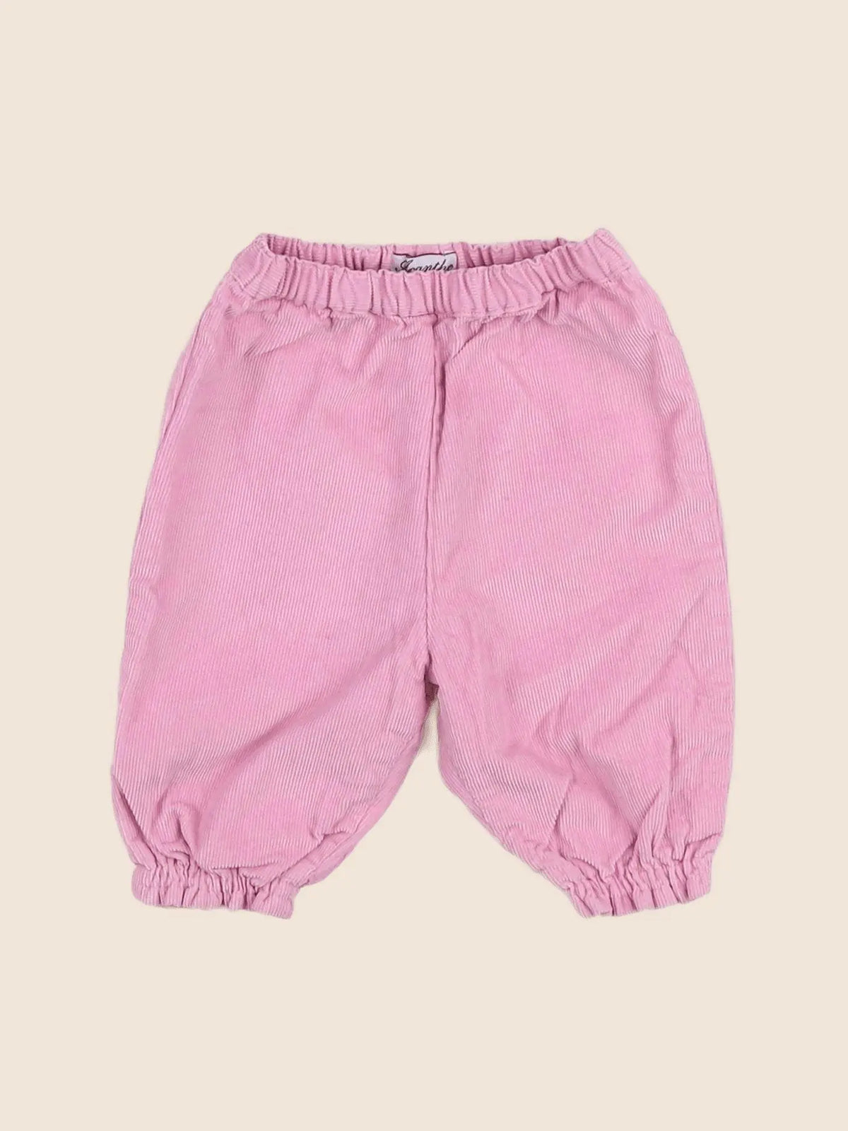 Acanthe - pantalon rose - 3 mois