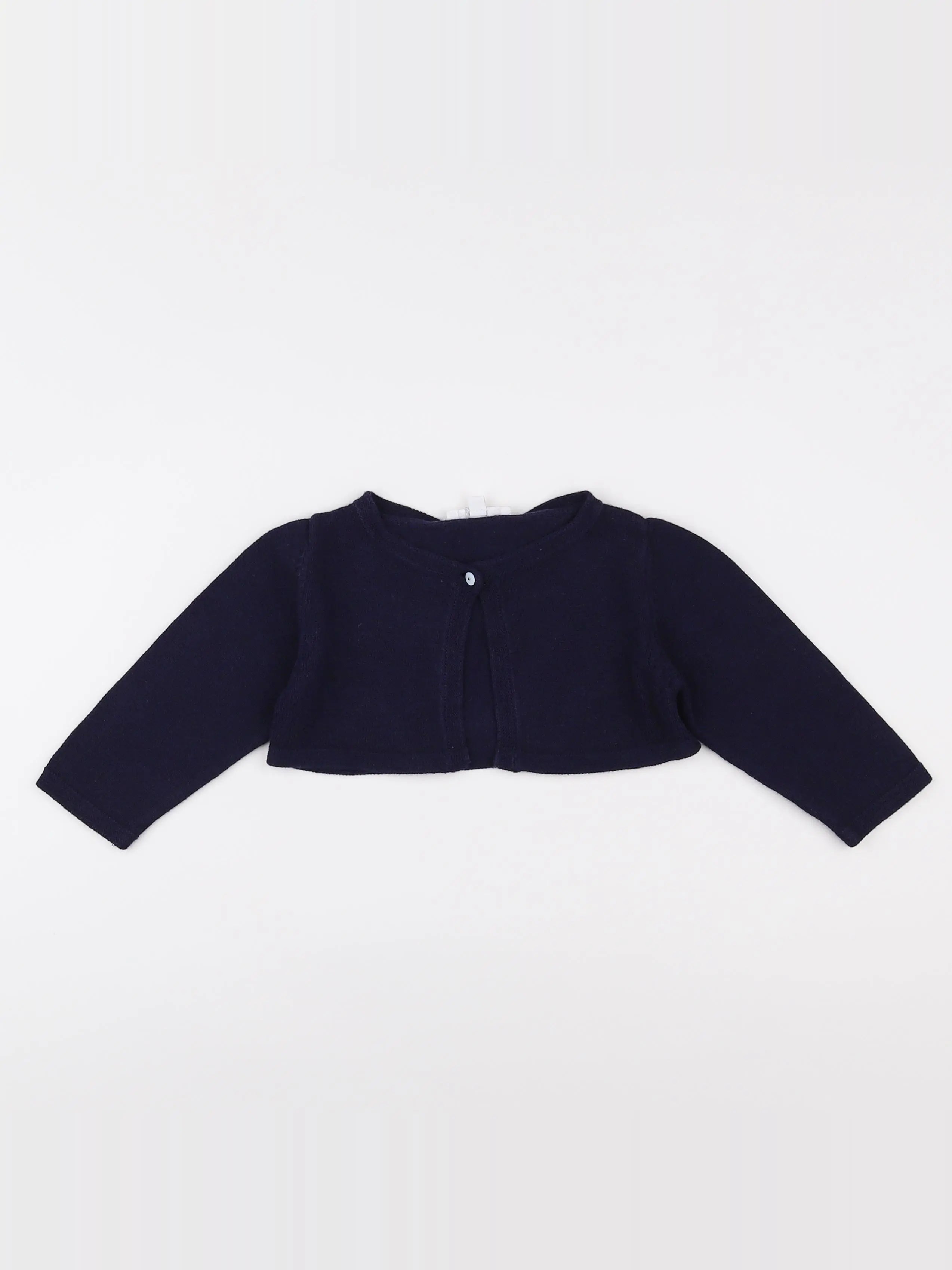 Jacadi - gilet bleu - 12 mois