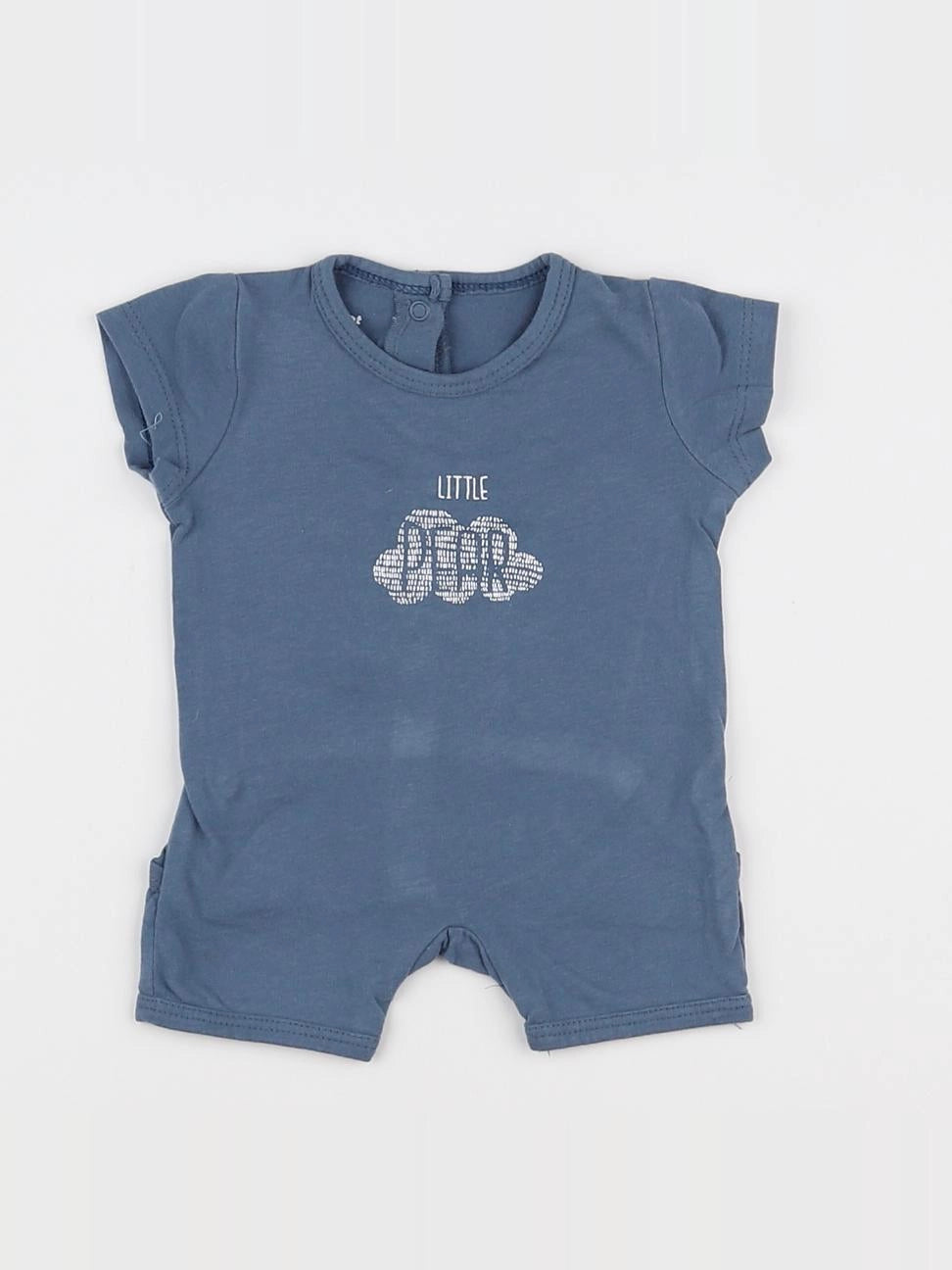 Vertbaudet - pyjama bleu - 1 mois