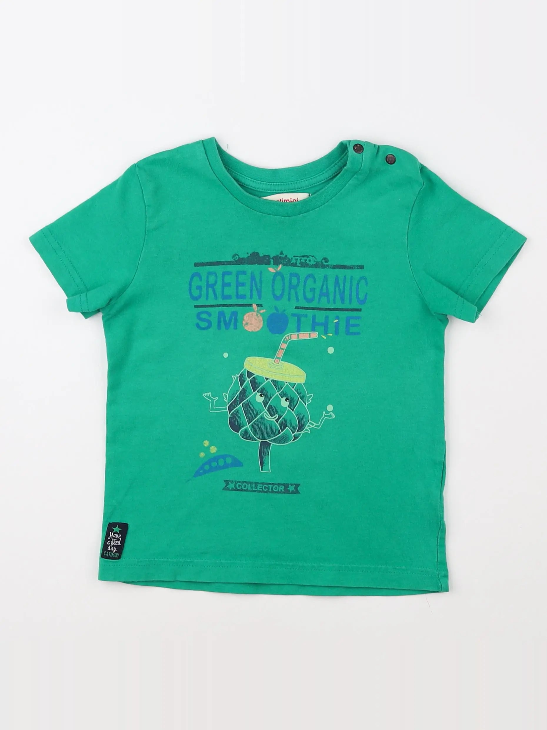 Catimini - tee-shirt vert - 3 mois