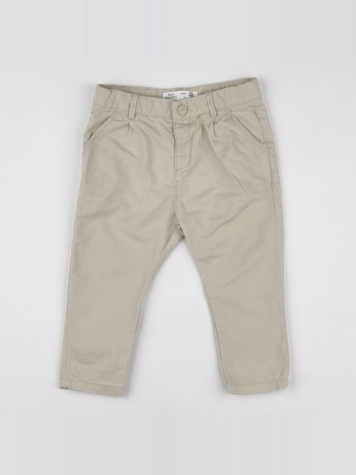 Zara - pantalon beige - 9/12 mois