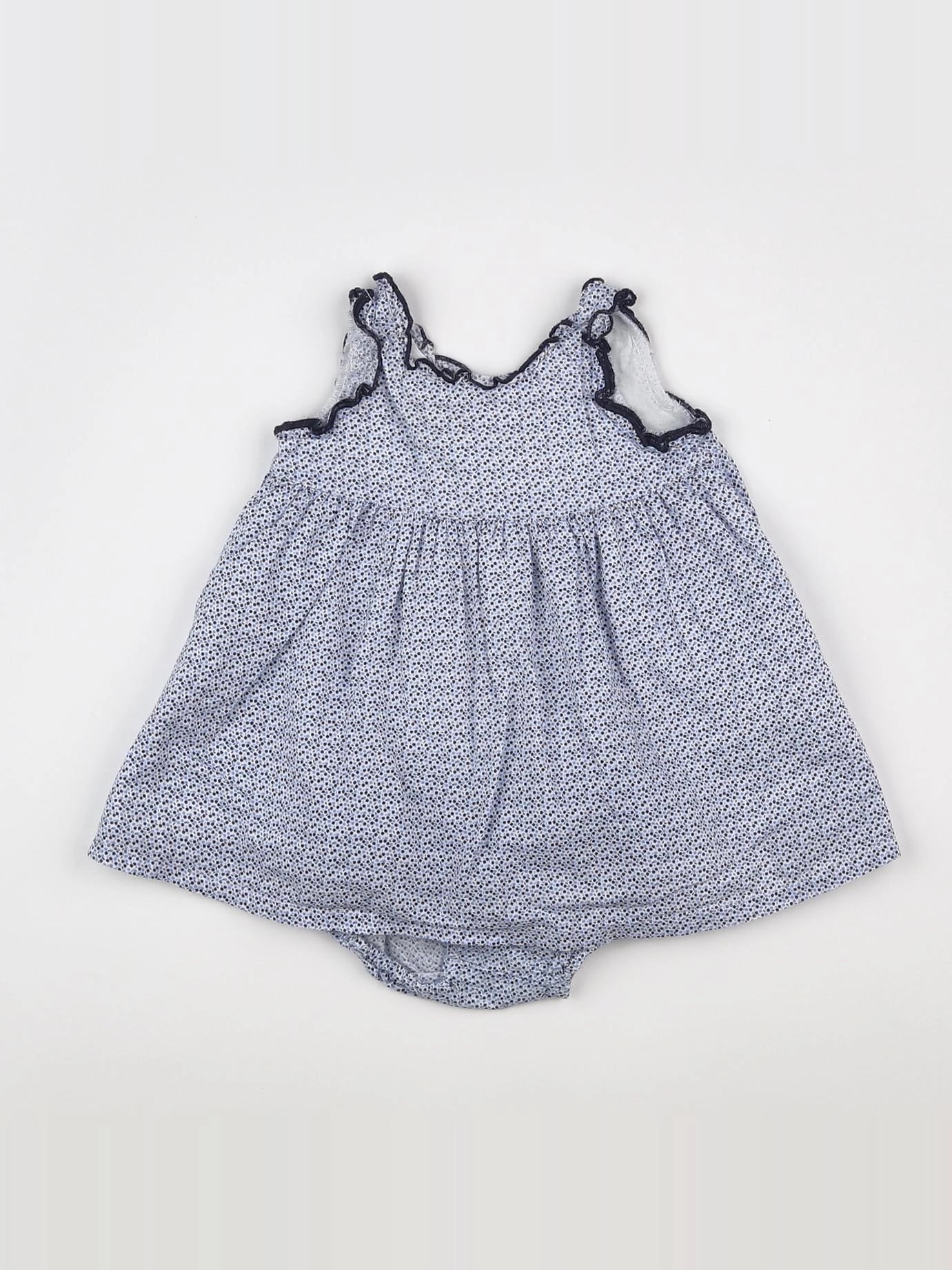 Boutchou - robe bleu - 3 mois