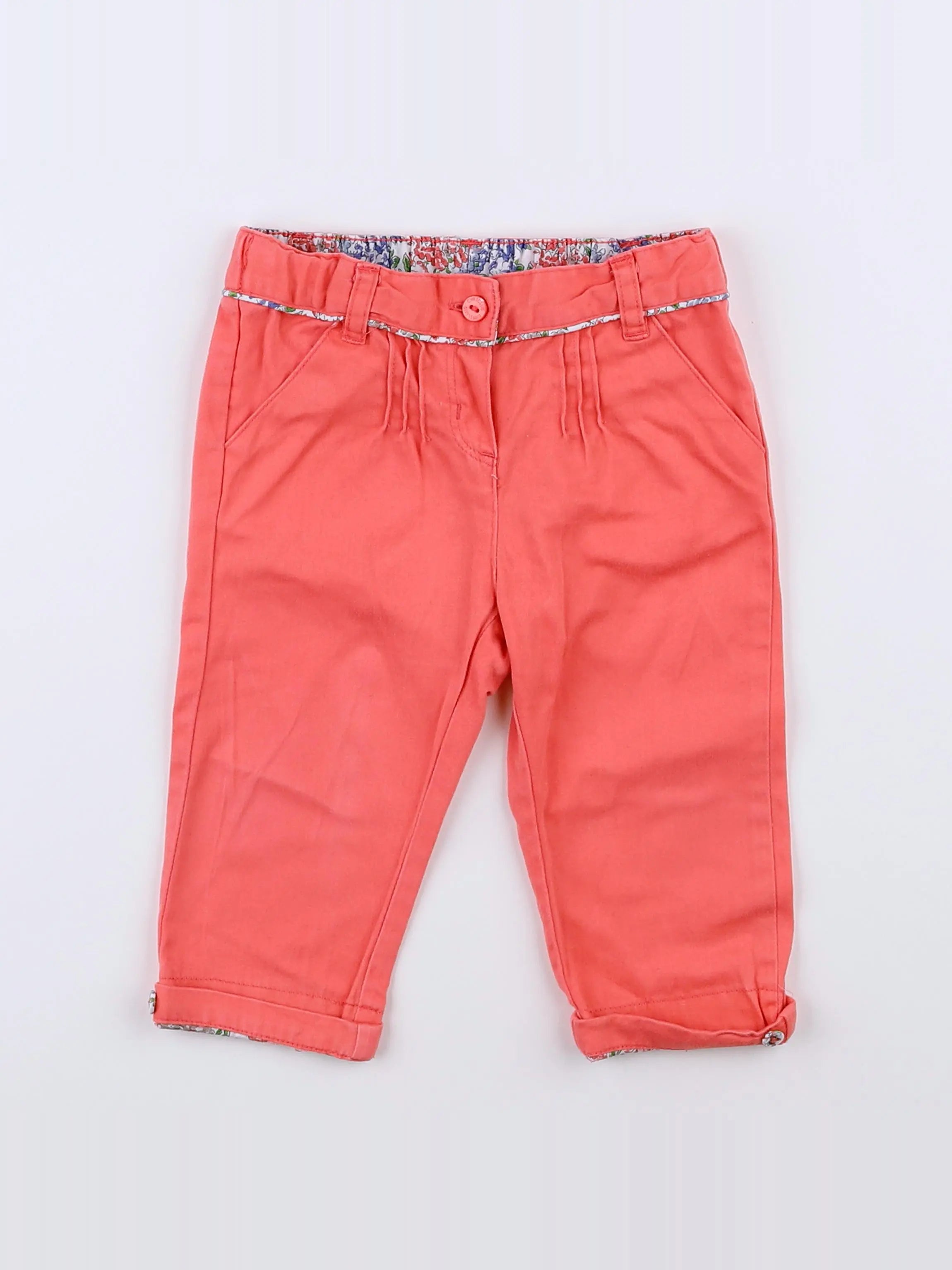 Cyrillus - pantalon rose - 9 mois