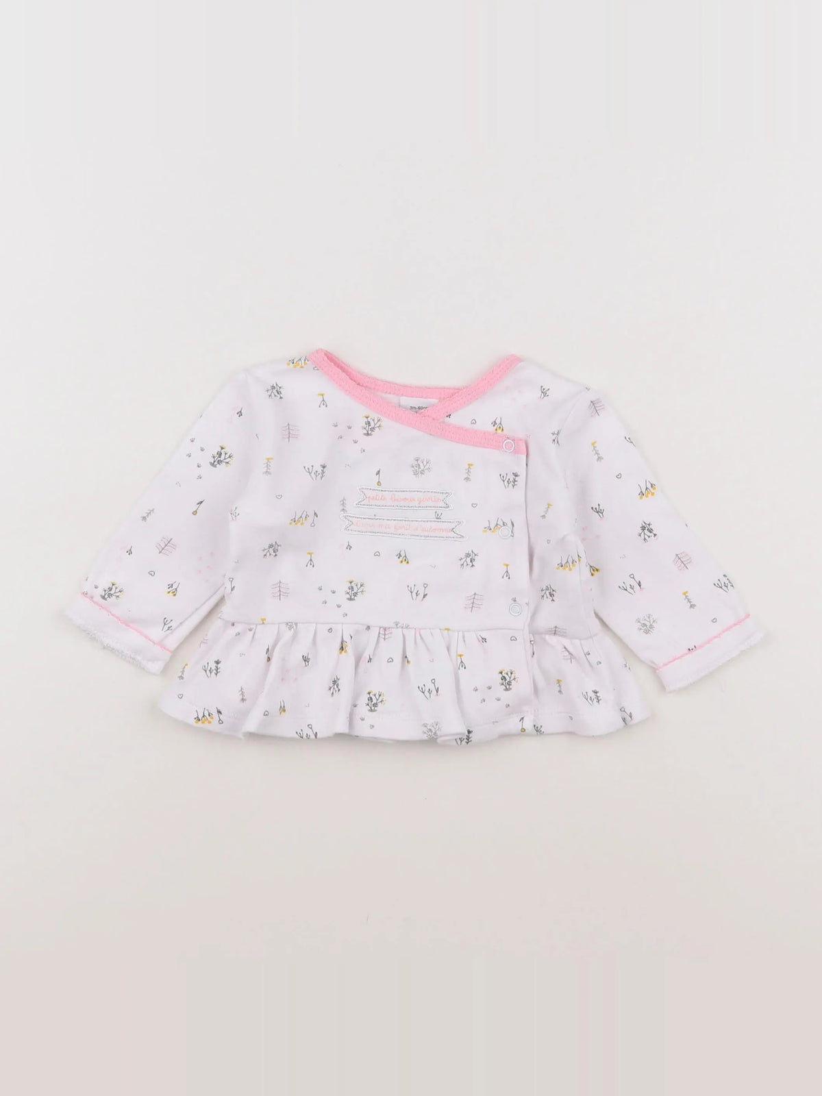 Absorba - tee-shirt blanc - 3 mois