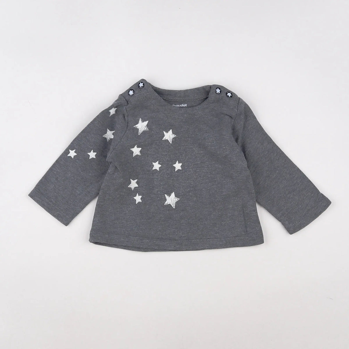 Vertbaudet - tee-shirt gris - 3 mois