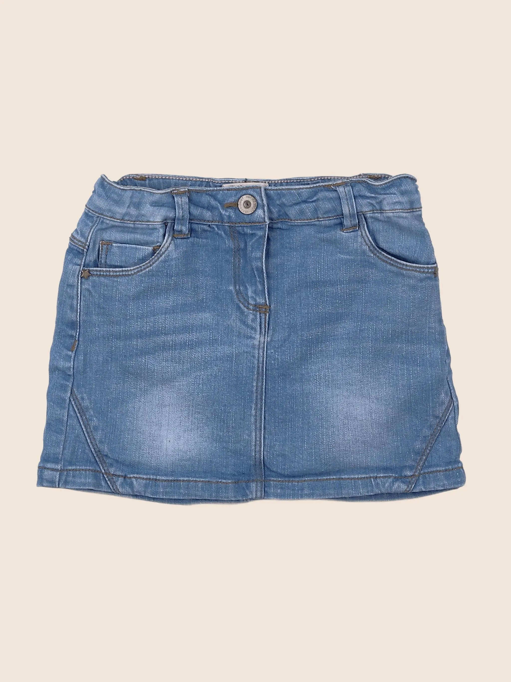 Vertbaudet - jupe bleu - 4 ans