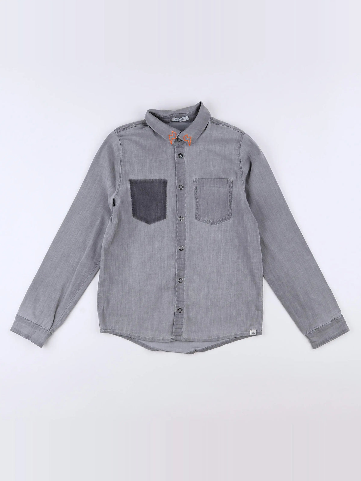 Billy Bandit - chemise gris - 10 ans